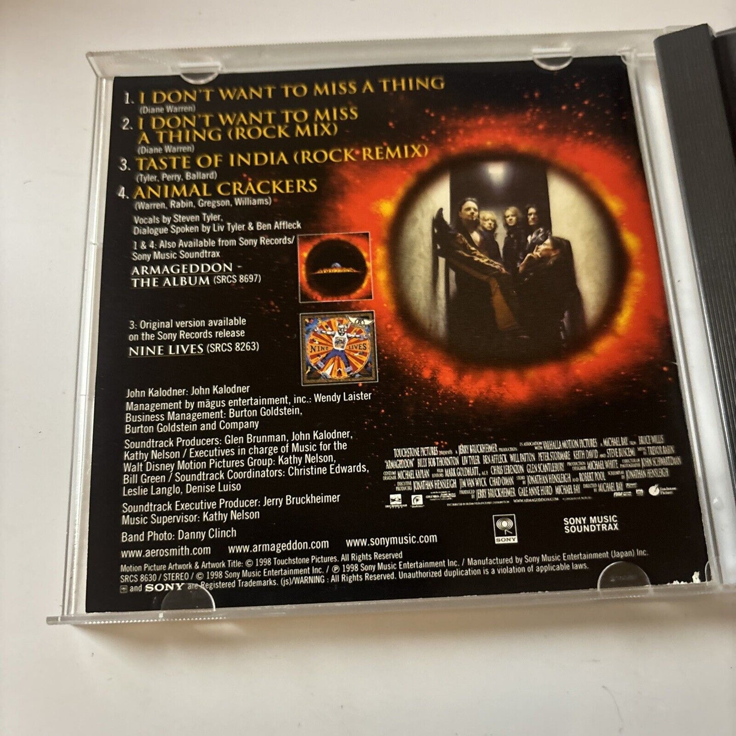 Aerosmith - I Don't Want To Miss A Thing (CD, 1998) Japan SRCs-8630