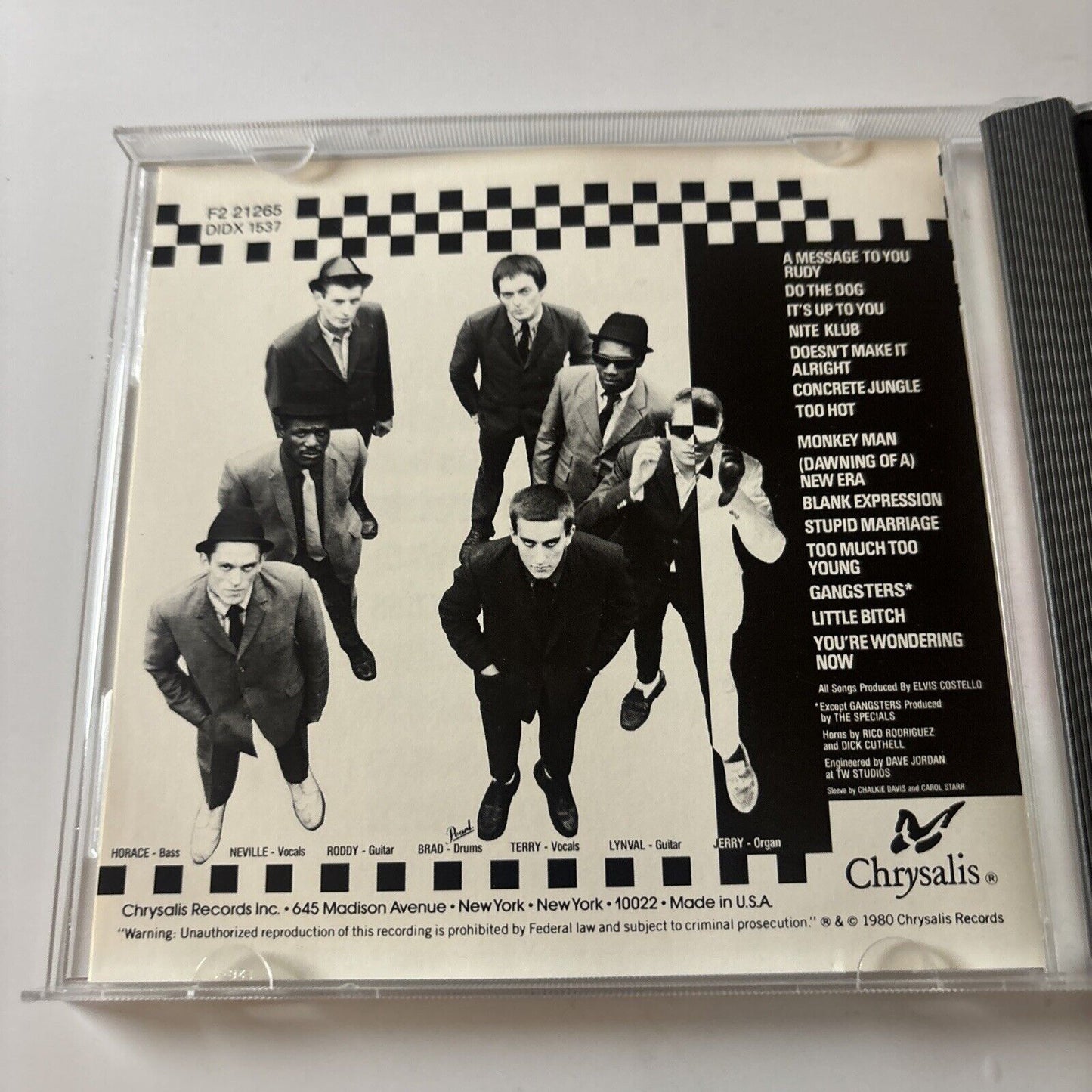 The Specials - The Specials (CD, 1979) UK & F2 21265