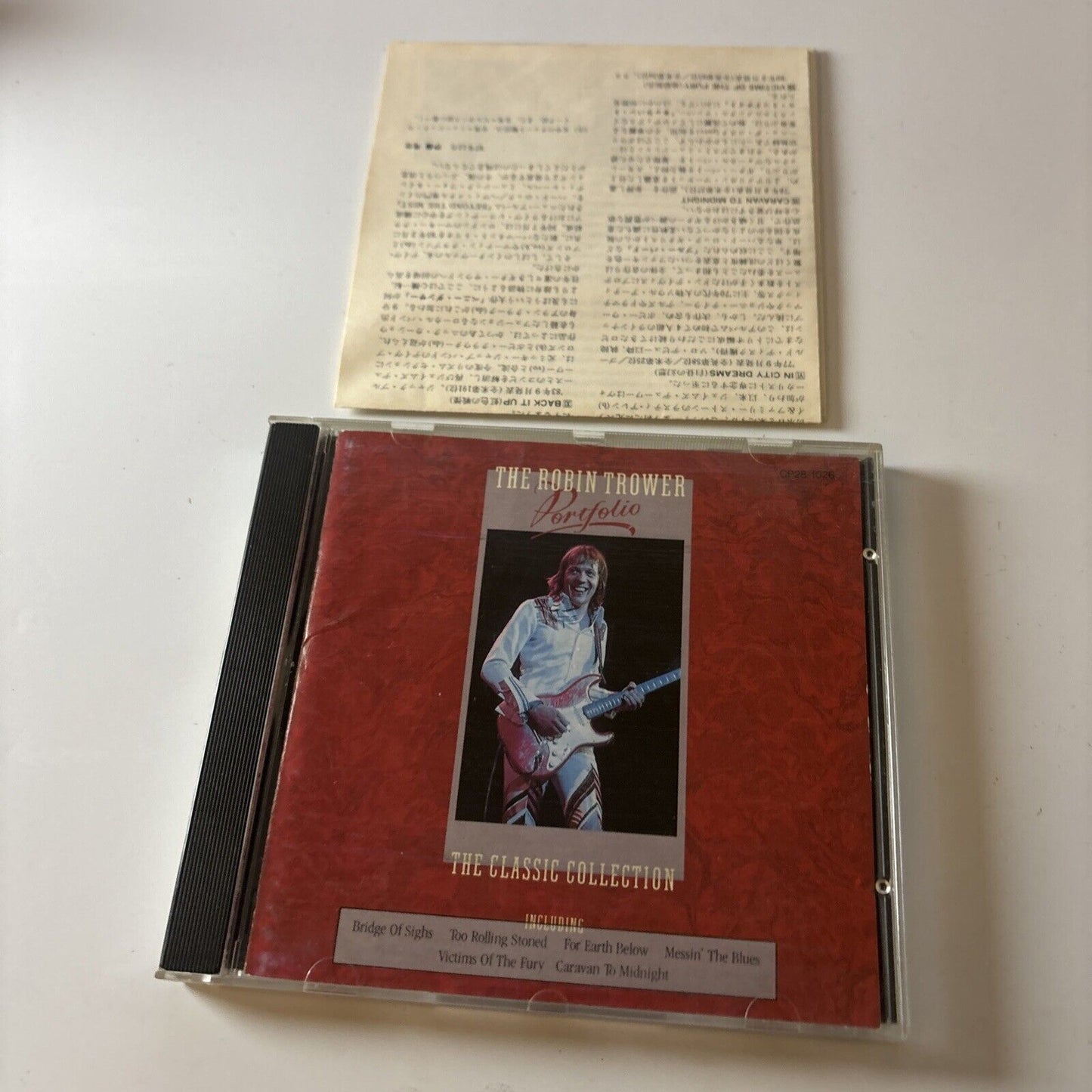 Robin Trower - The Robin Trower Portfolio (CD, 1988) Japan CP28-1026