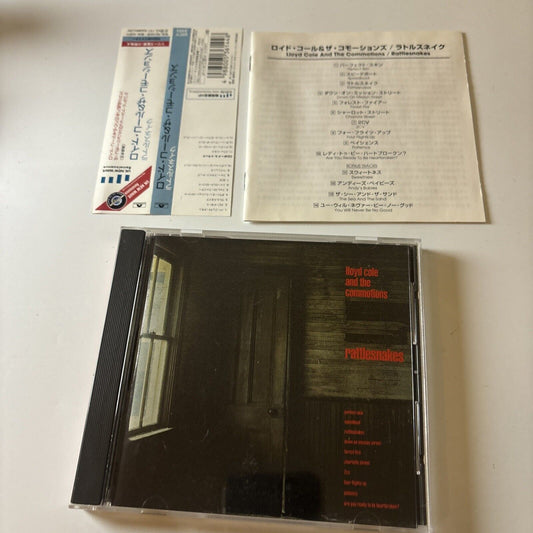 Lloyd Cole & The Commotions - Rattlesnakes (CD, 2004) Japan UICY-3393 Obi
