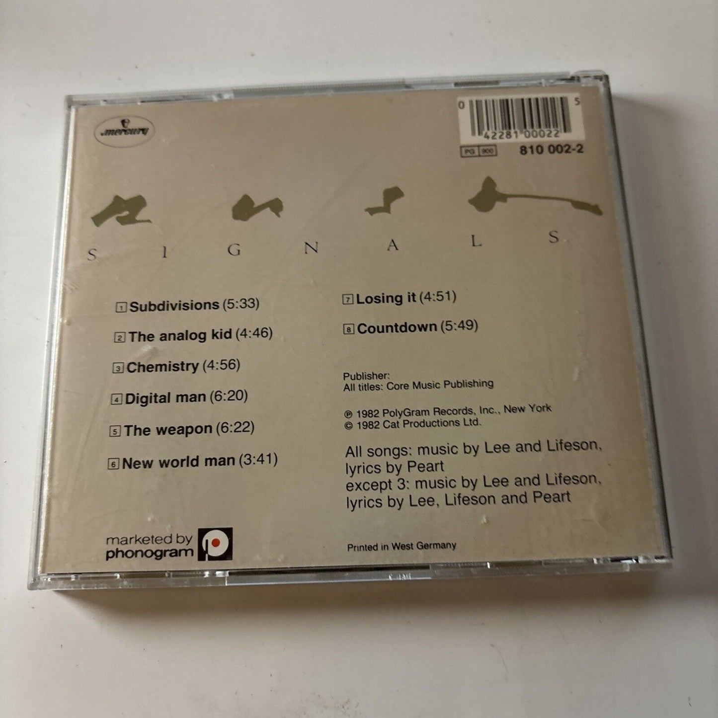 Mercury - Rush Signals (CD, 1982) 883154