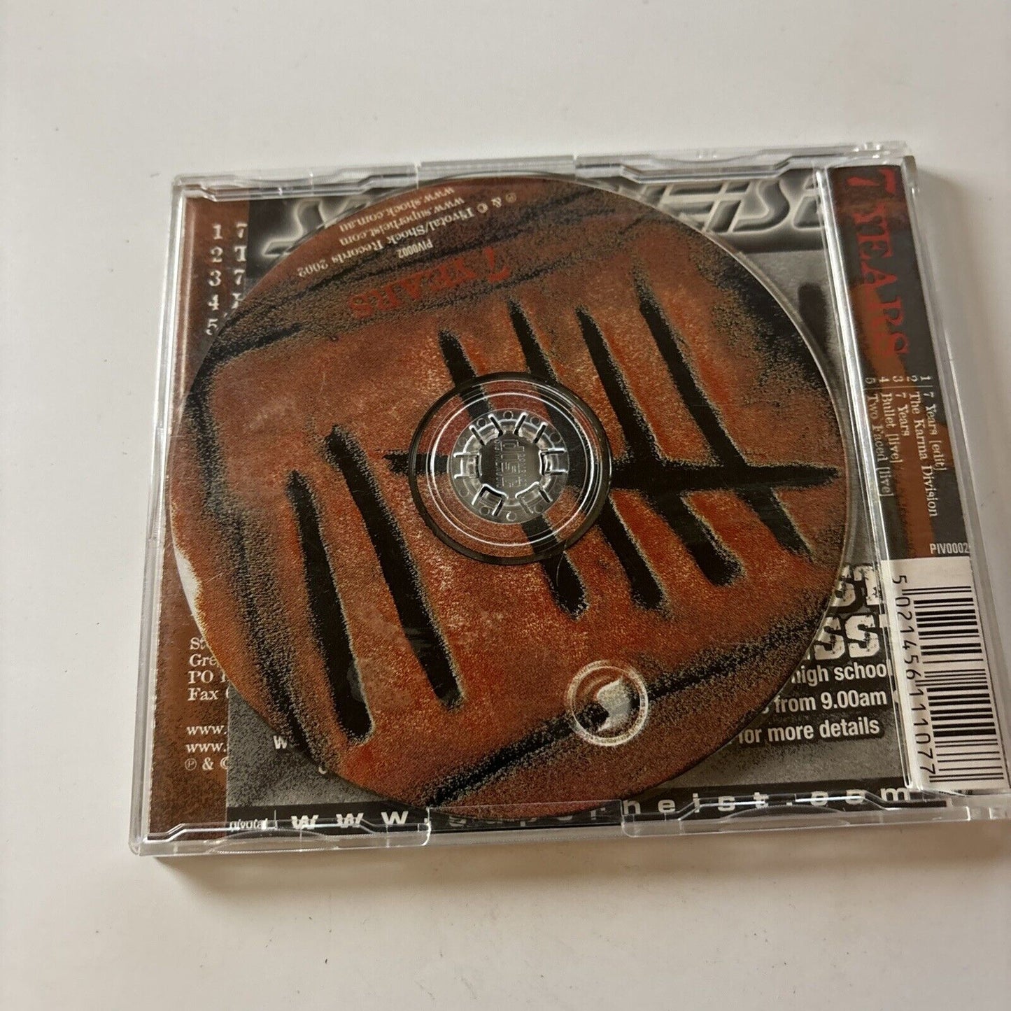 Superheist - 7 Years (CD, 2002) Australia PIV0002