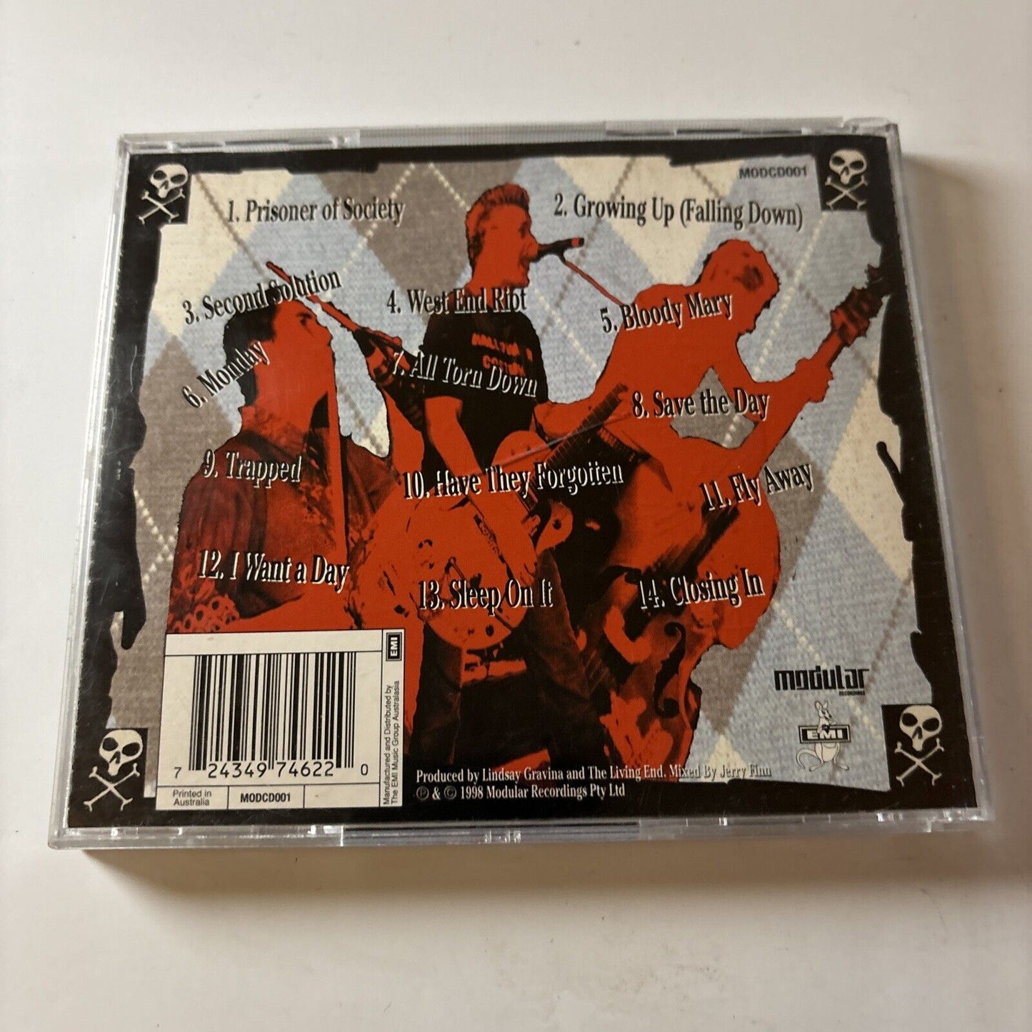 The Living End - The Living End (CD, 1998) Australia MODCD001