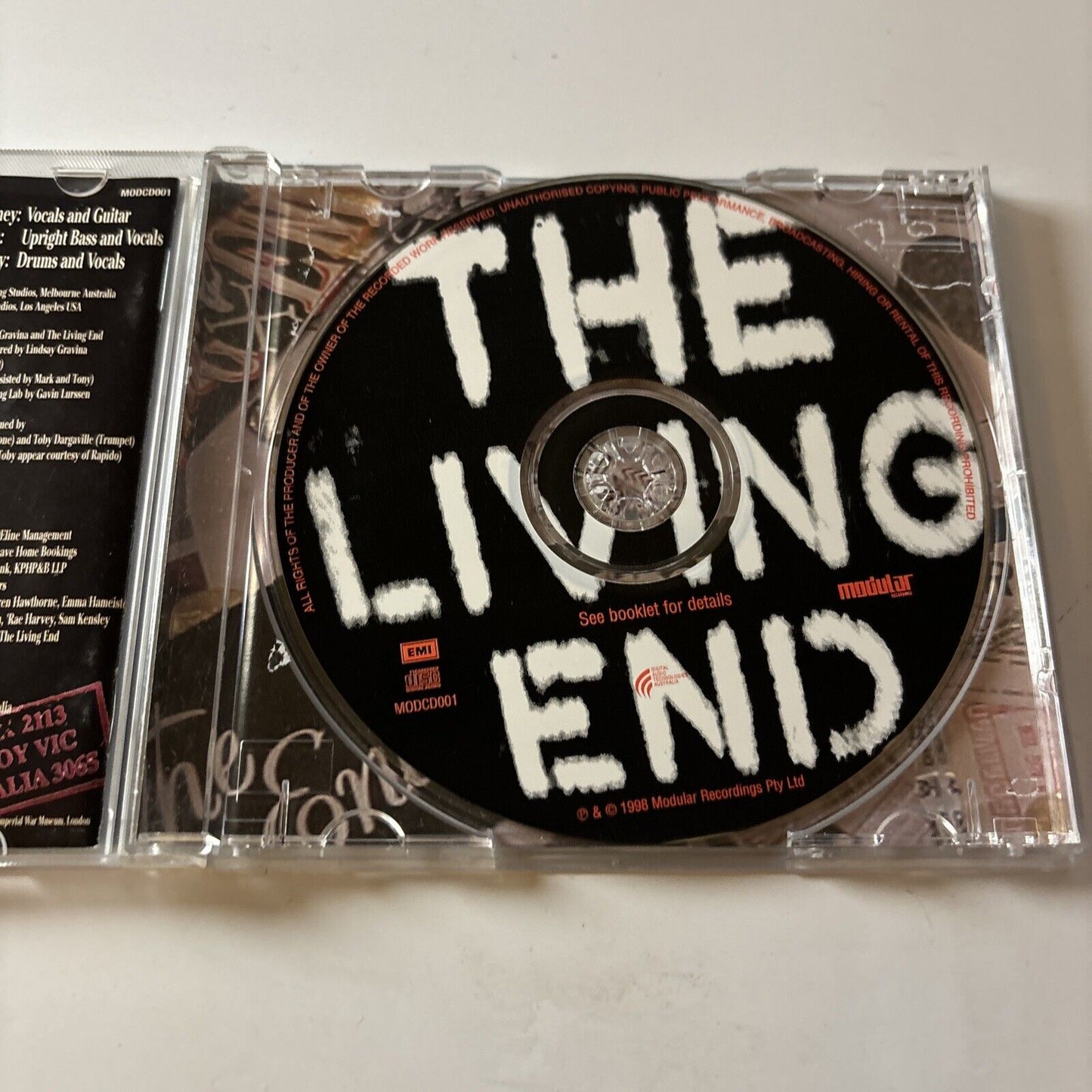 The Living End - The Living End (CD, 1998) Australia MODCD001