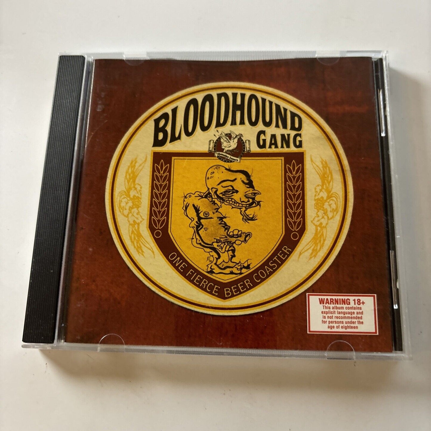 Bloodhound Gang - One Fierce Beer Coaster (CD, 1996) USA Geffen Records 373171
