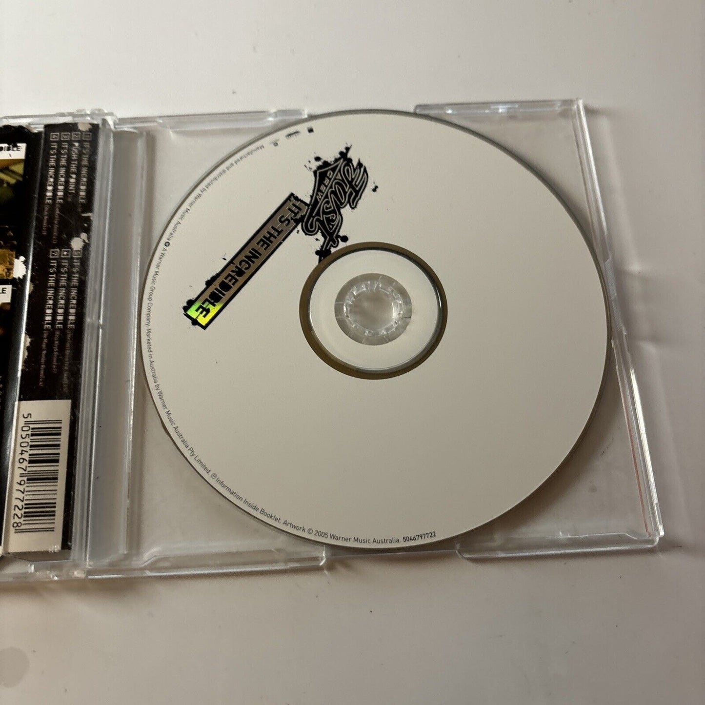 Fast Crew - It's The Incredible (CD, 2005) Warner Music  Promo