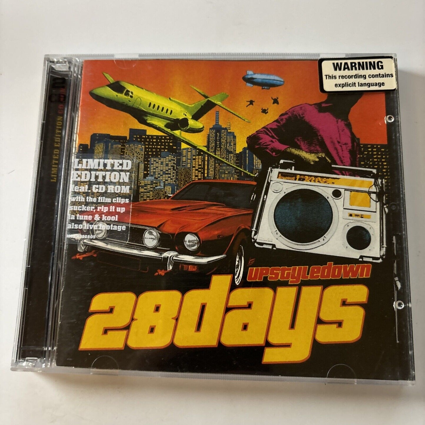 28 Days - Upstyledown (CD, 2000, 2-Disc) Australia Sputnik Records