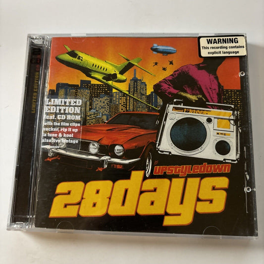 28 Days - Upstyledown (CD, 2000, 2-Disc) Australia Sputnik Records