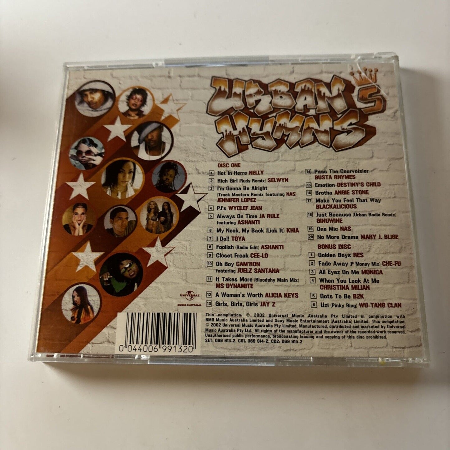 Various - Urban Hymns 5 (CD, 2002) Hip Hop & Pop