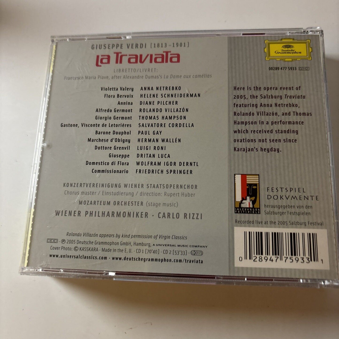 Verdi - La Traviata (CD, 2005)  DG 7893411