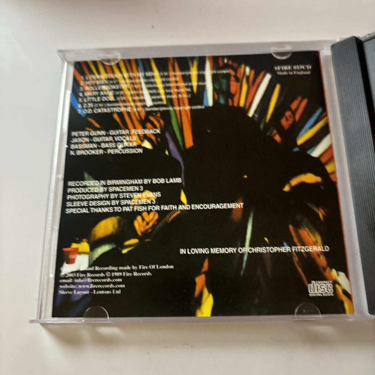 Spacemen 3 - Sound Of Confusion (CD, 2003) Fire Records SFIRE 015CD