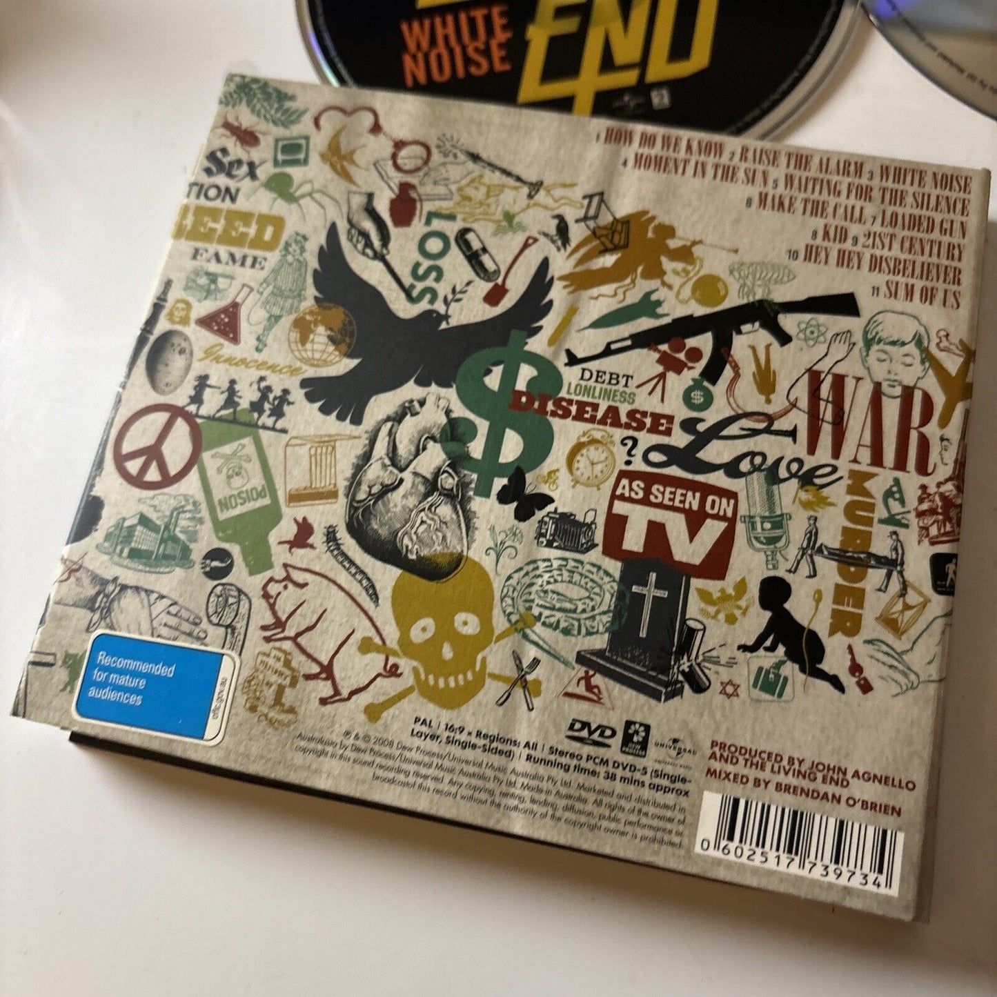 The Living End - White Noise (CD + DVD, 2008) Dew Process  3442233