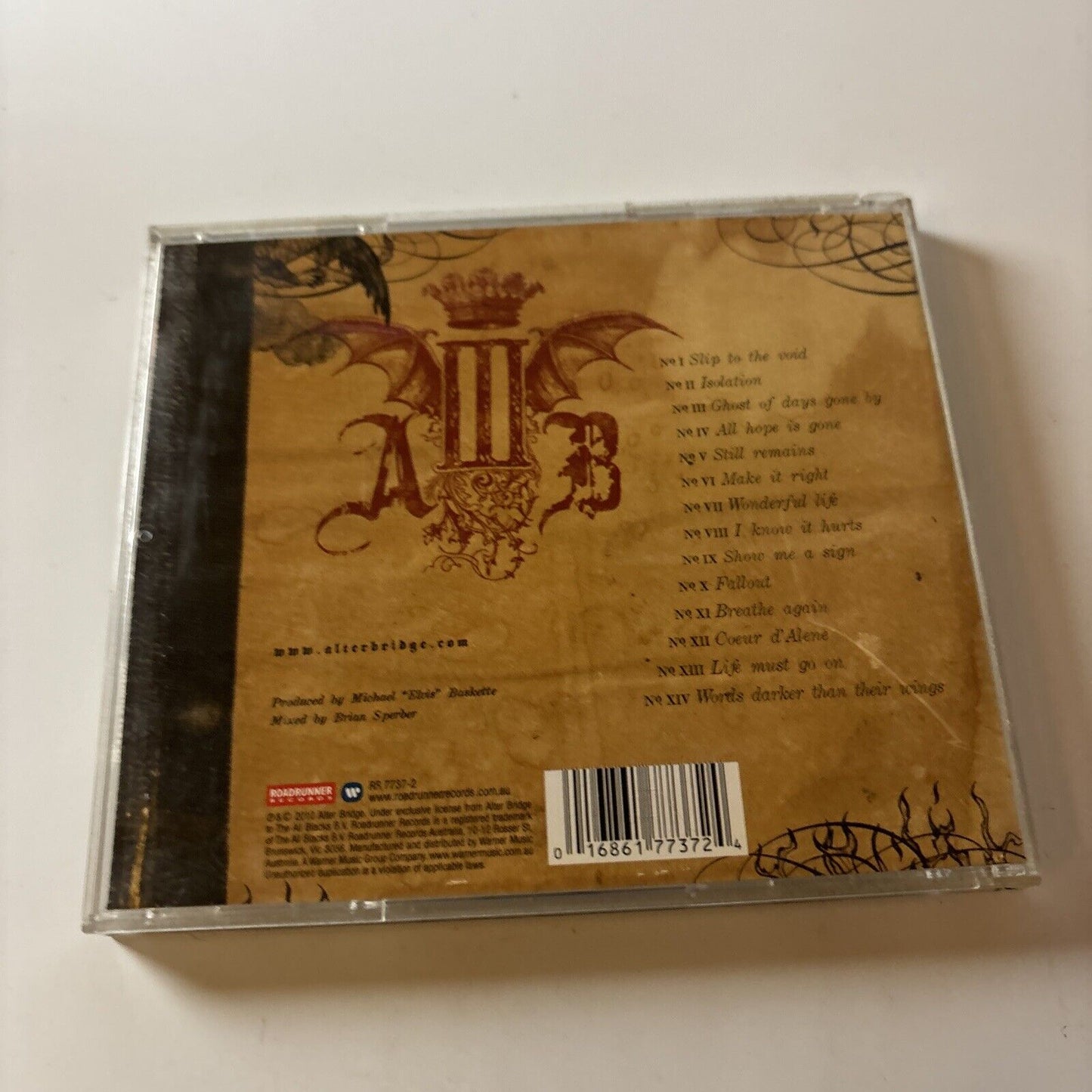Alter Bridge - AB III (CD, 2010) Roadrunner Records RR 7737-2