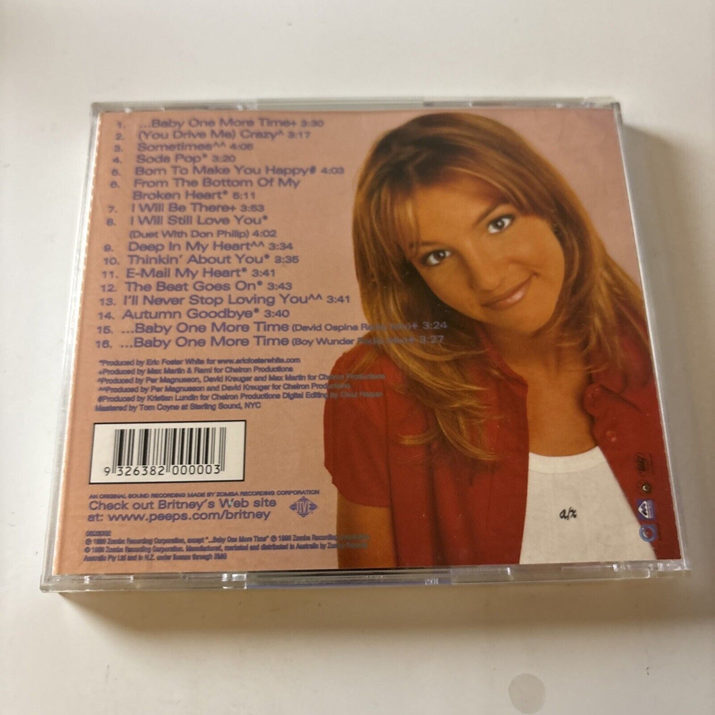Britney Spears - ...Baby One More Time (CD, 1999)Jive