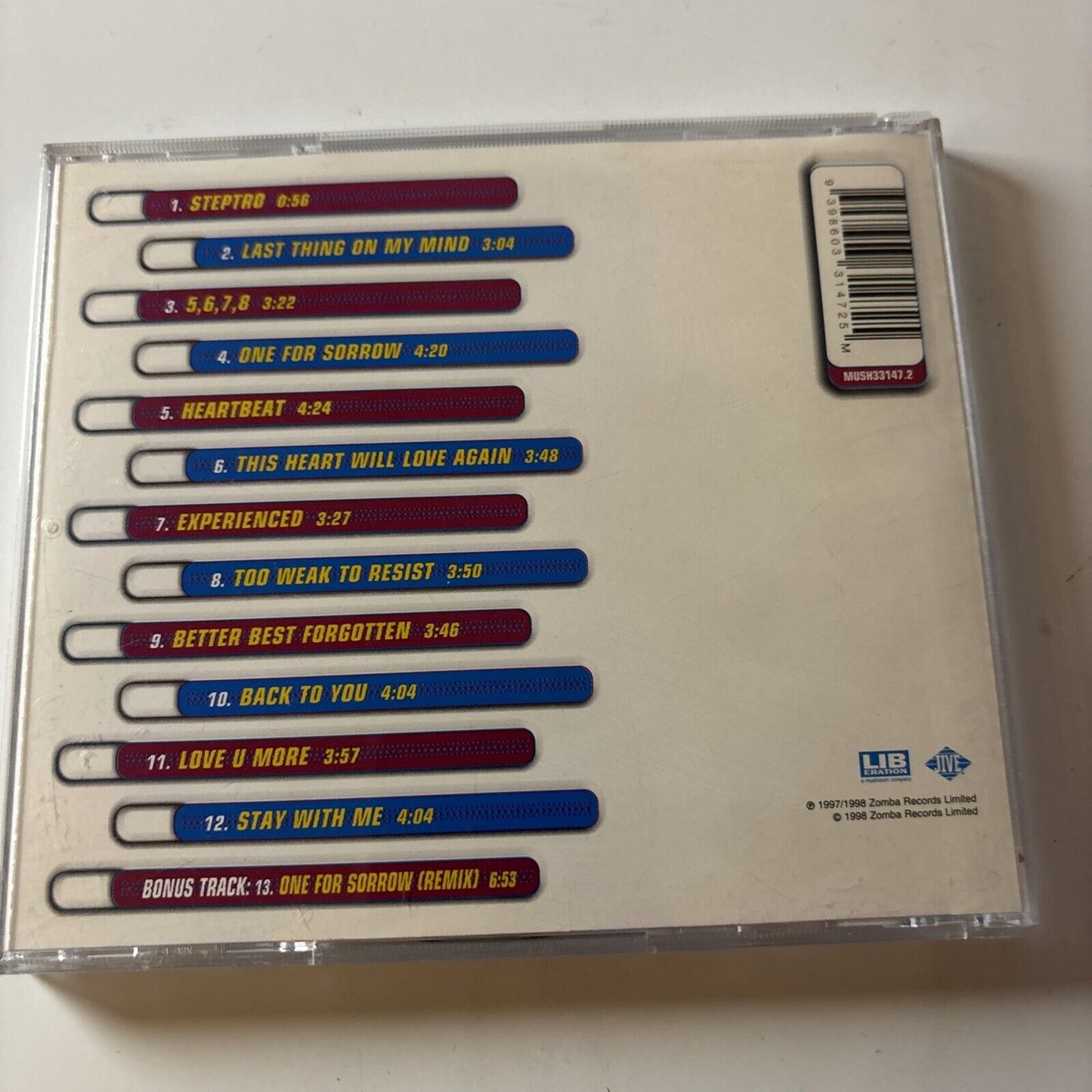 Steps - Step One (CD, 1998)  Jive 5114843