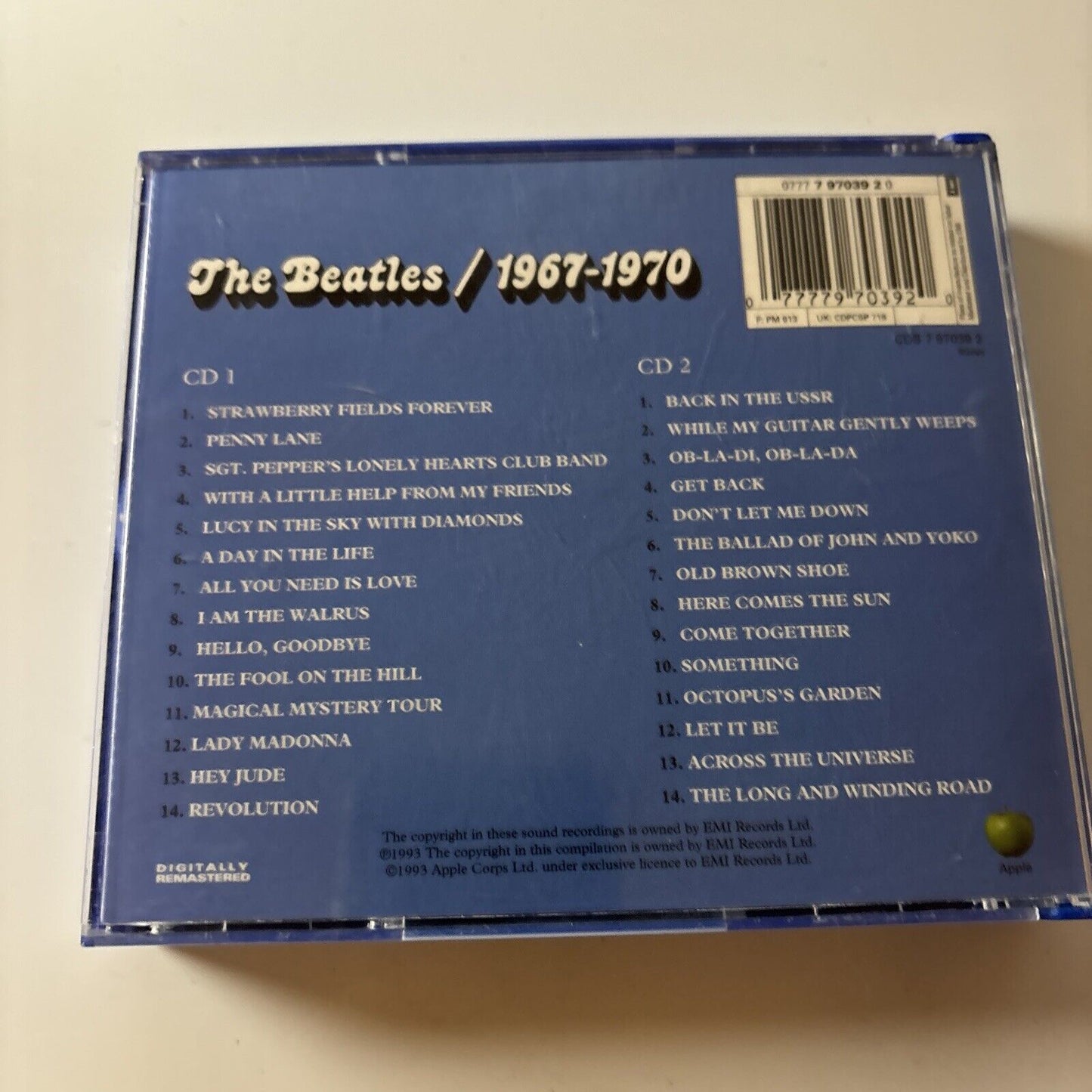 The Beatles - 1967-1970 (CD, 1973) Apple Records