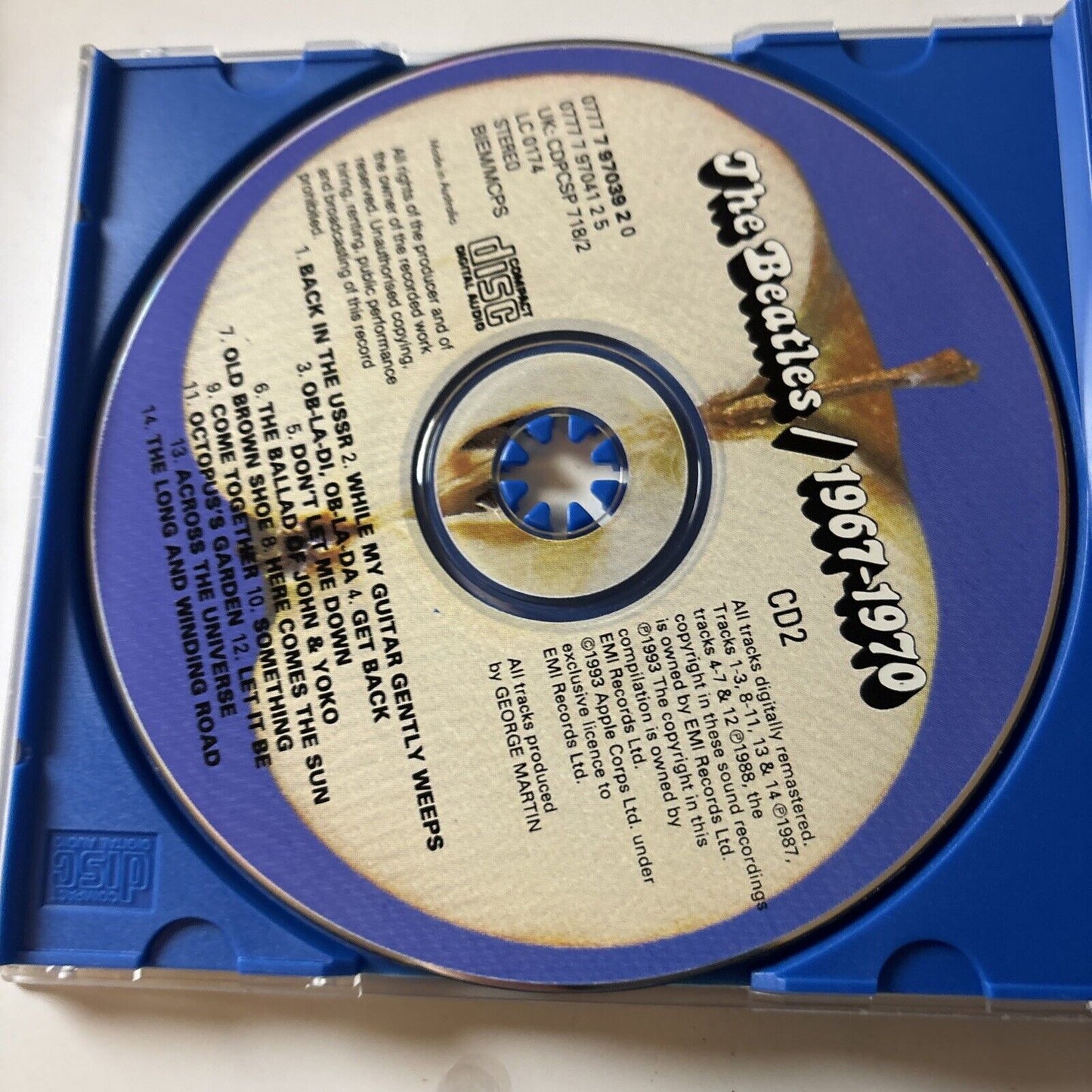 The Beatles - 1967-1970 (CD, 1973) Apple Records