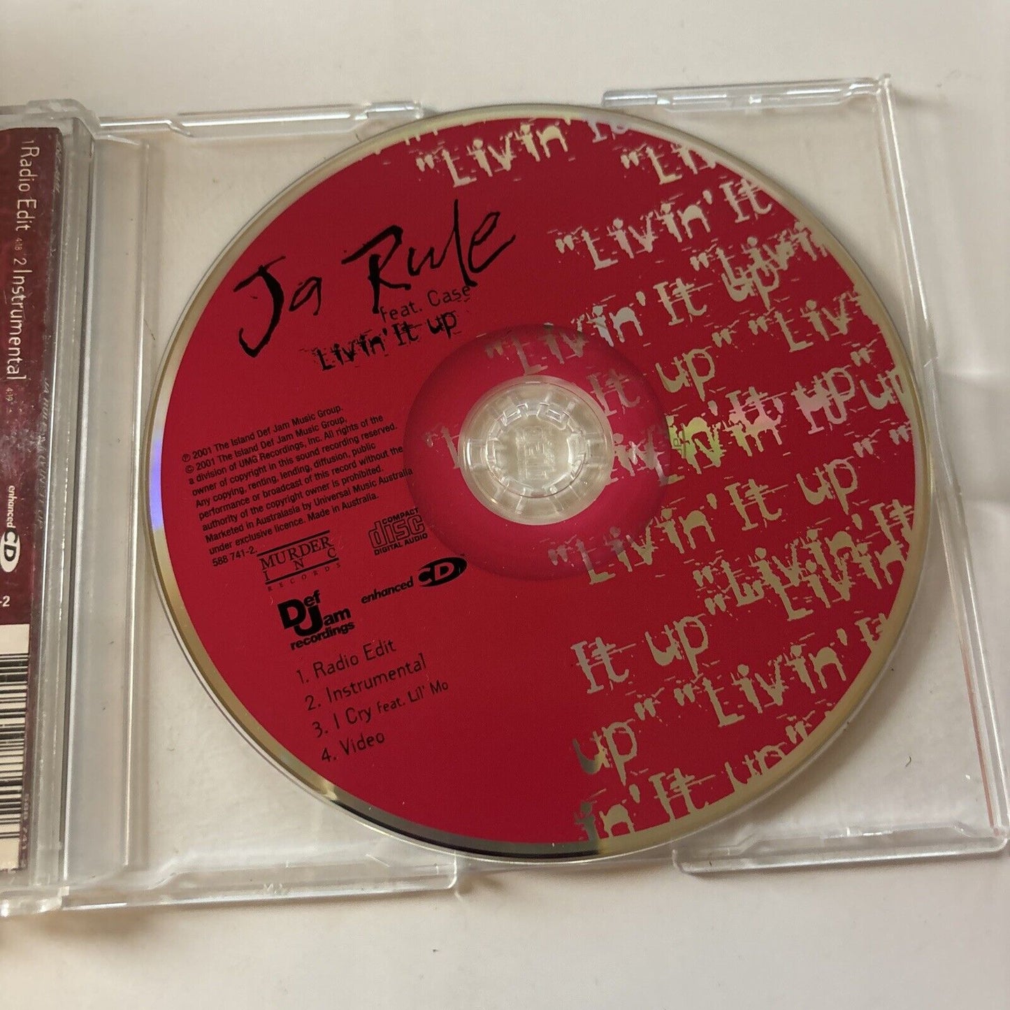 Ja Rule - Livin' It Up (CD, 2001) Def Jam Recordings 481069