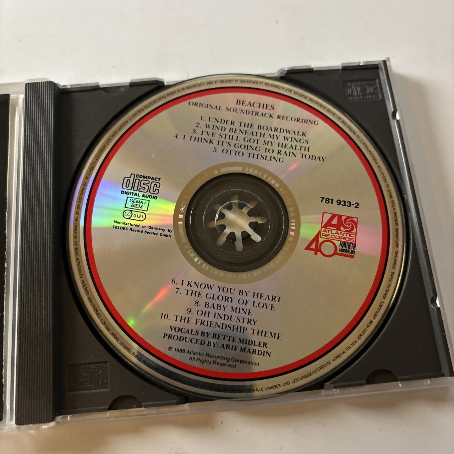 Bette Midler - Beaches (CD, 1988) Atlantic