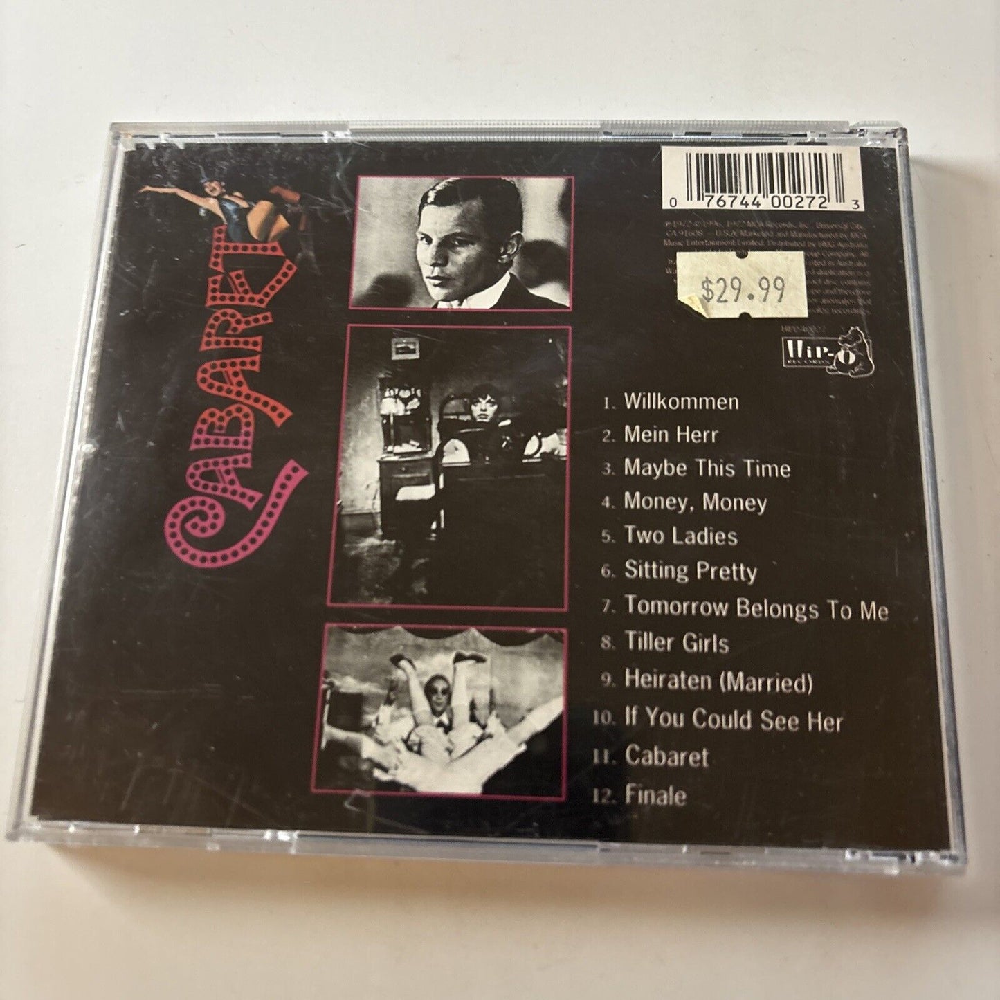 Cabaret - Original Film Soundtrack by Ralph Burns (CD, 1972)