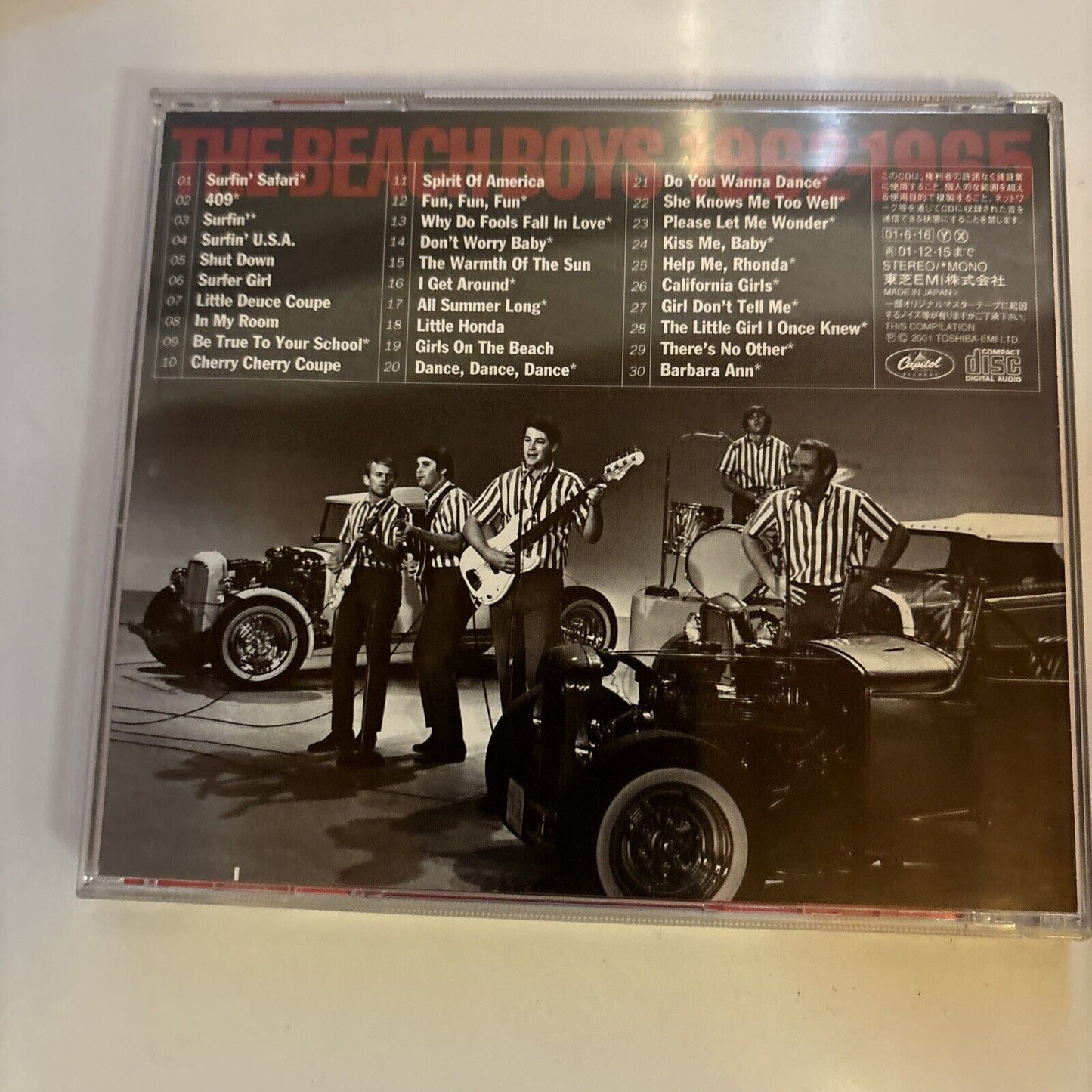 The Beach Boys - Greatest Hits 1 1962-1965 (CD, 2001) Japan tocp-65727