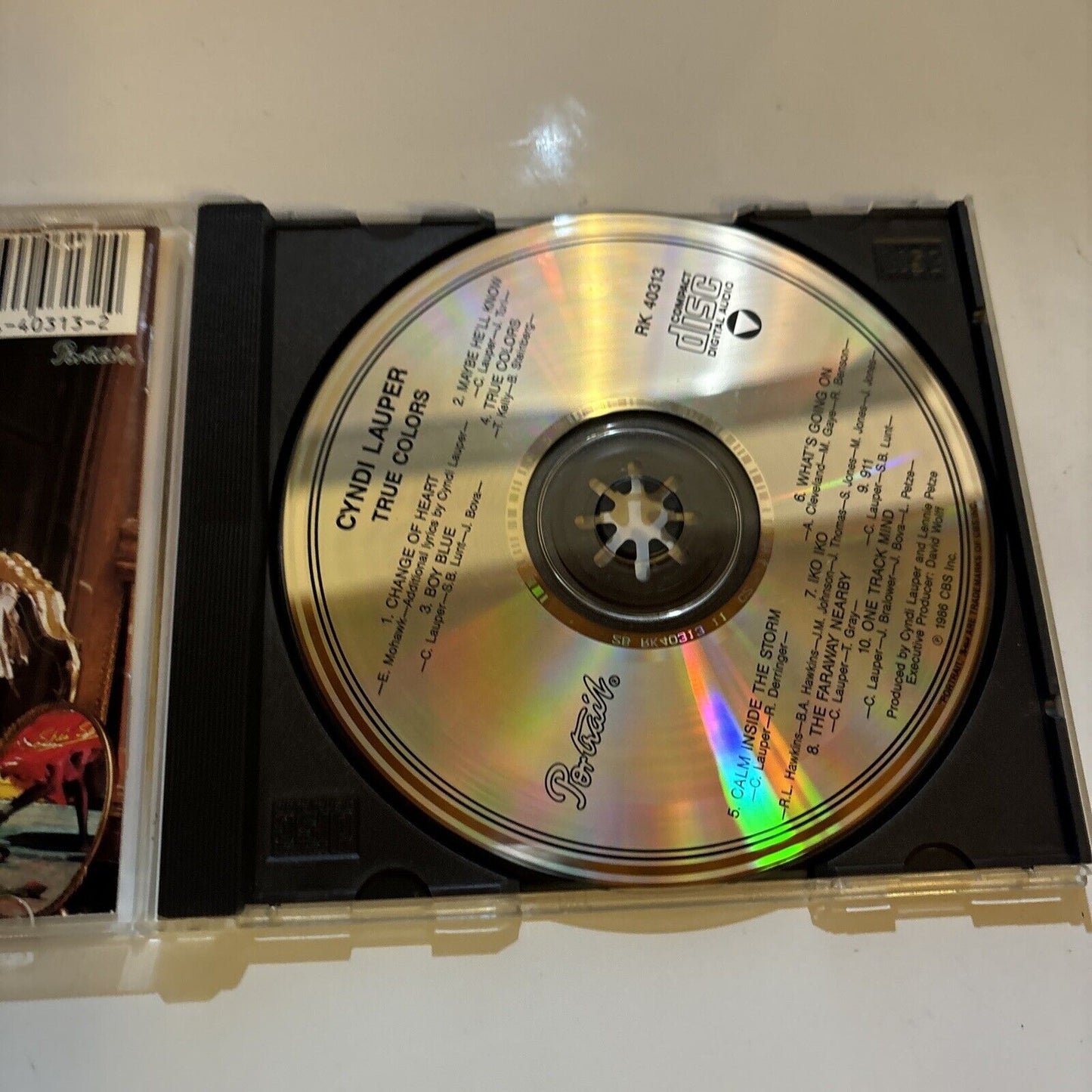 Cyndi Lauper - True Colors (CD, 1986) RK 40313