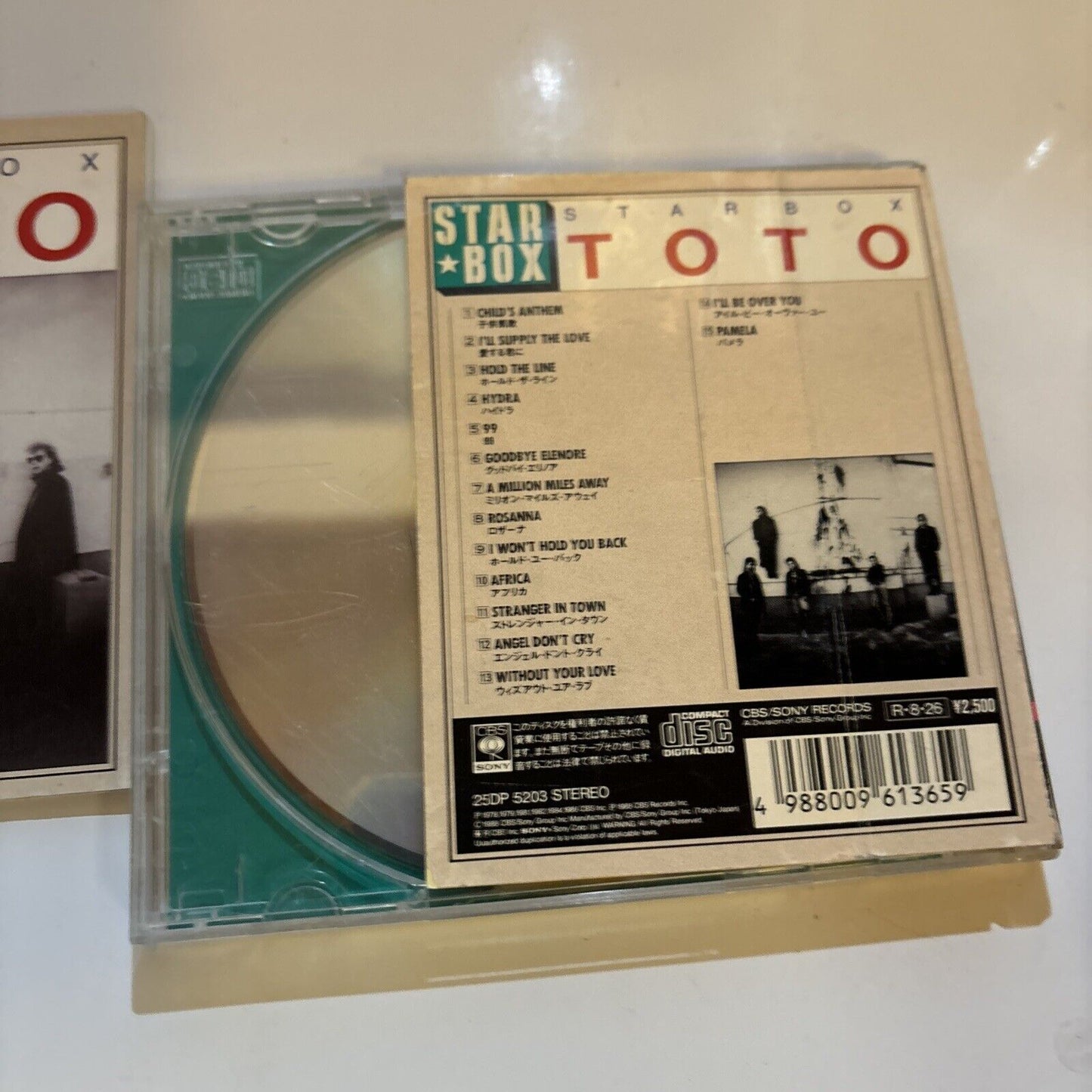 Toto - Star Box (CD, 1988) Japan CBS/Sony 25dp-5203