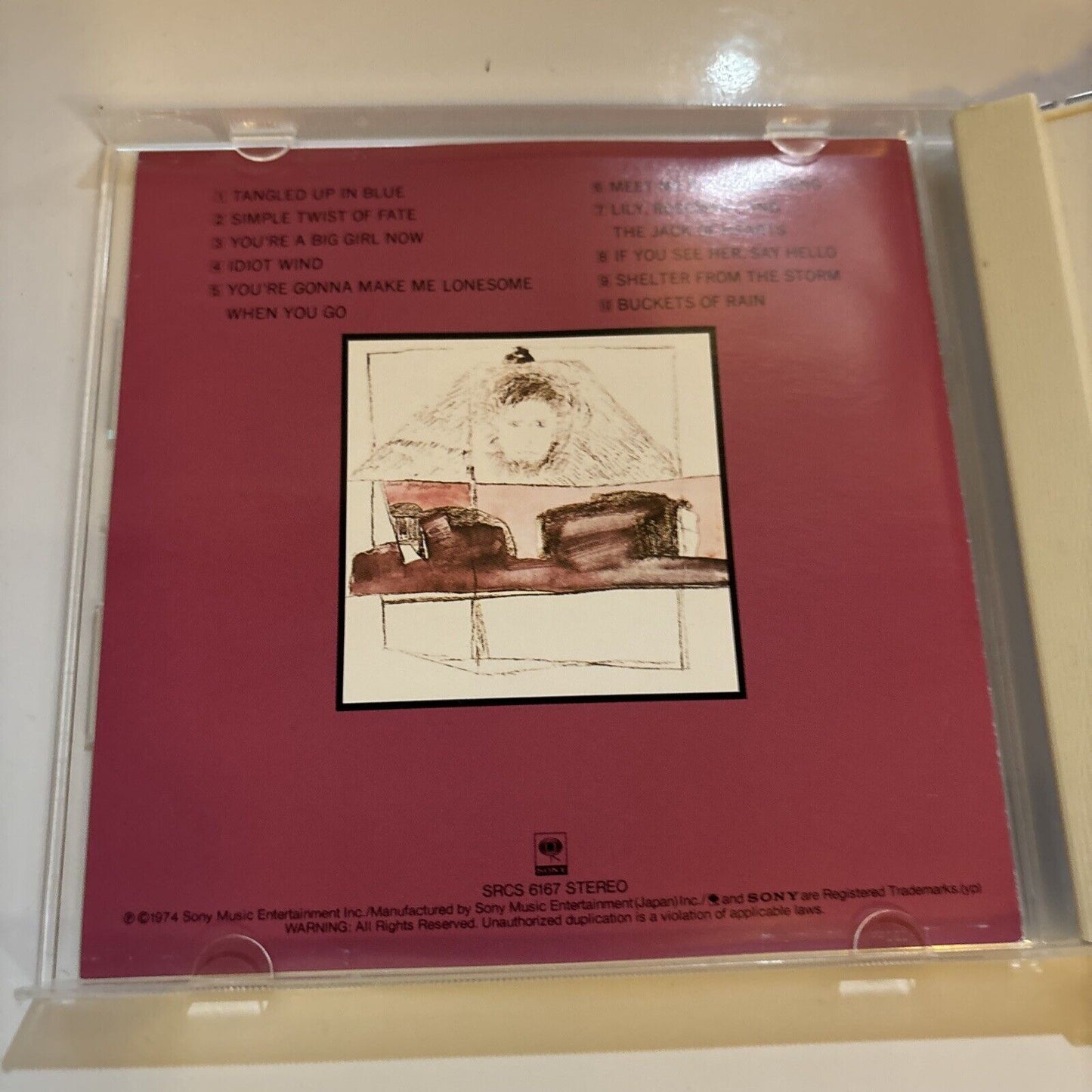 Bob Dylan - Blood On The Tracks (CD, 1991) Japan SRCs-6167