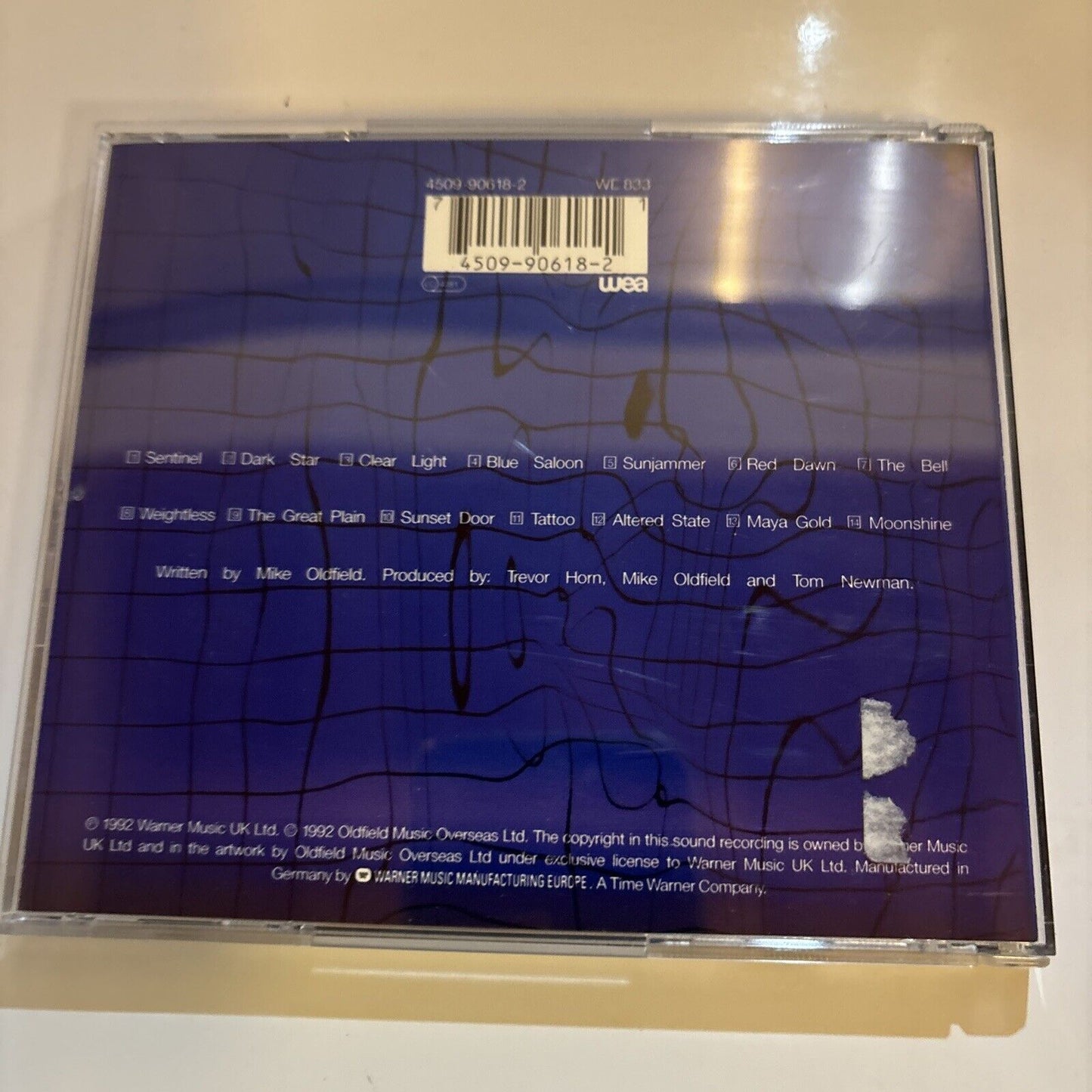 Mike Oldfield - Tubular Bells II (CD, 1992)  WEA