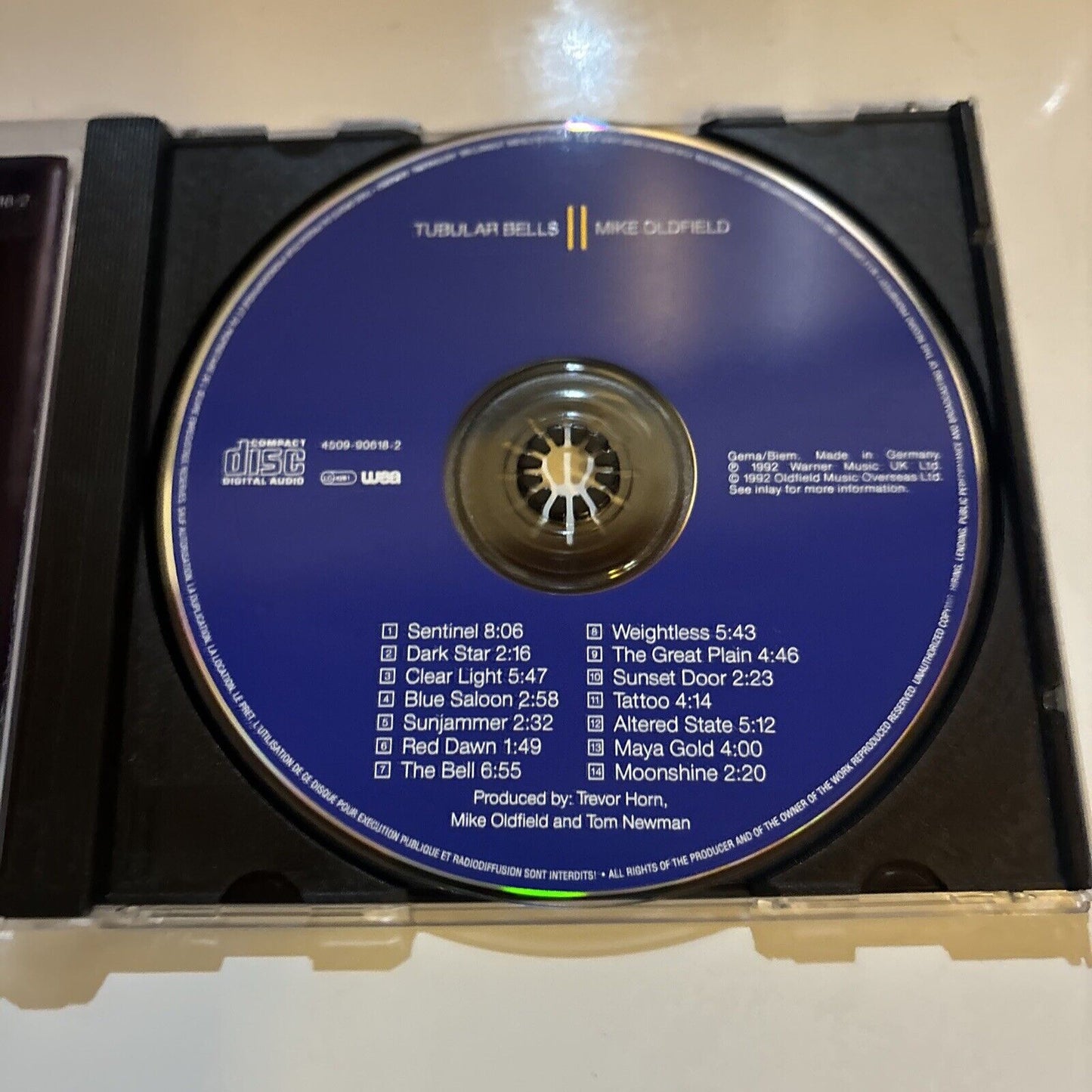 Mike Oldfield - Tubular Bells II (CD, 1992)  WEA