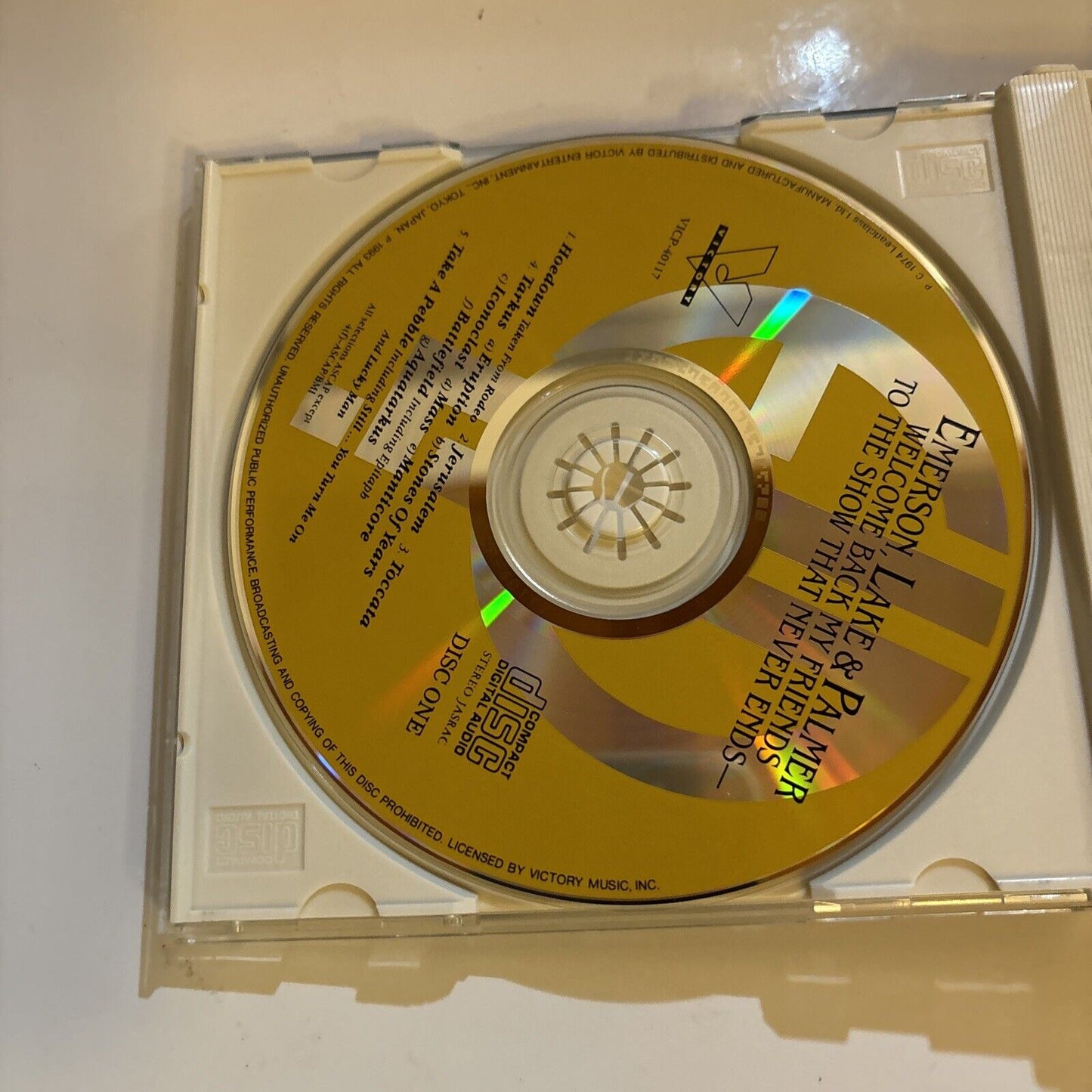 Emerson, Lake & Palmer - Welcome back my friends (CD, 1974) Japan vicp-40117-18