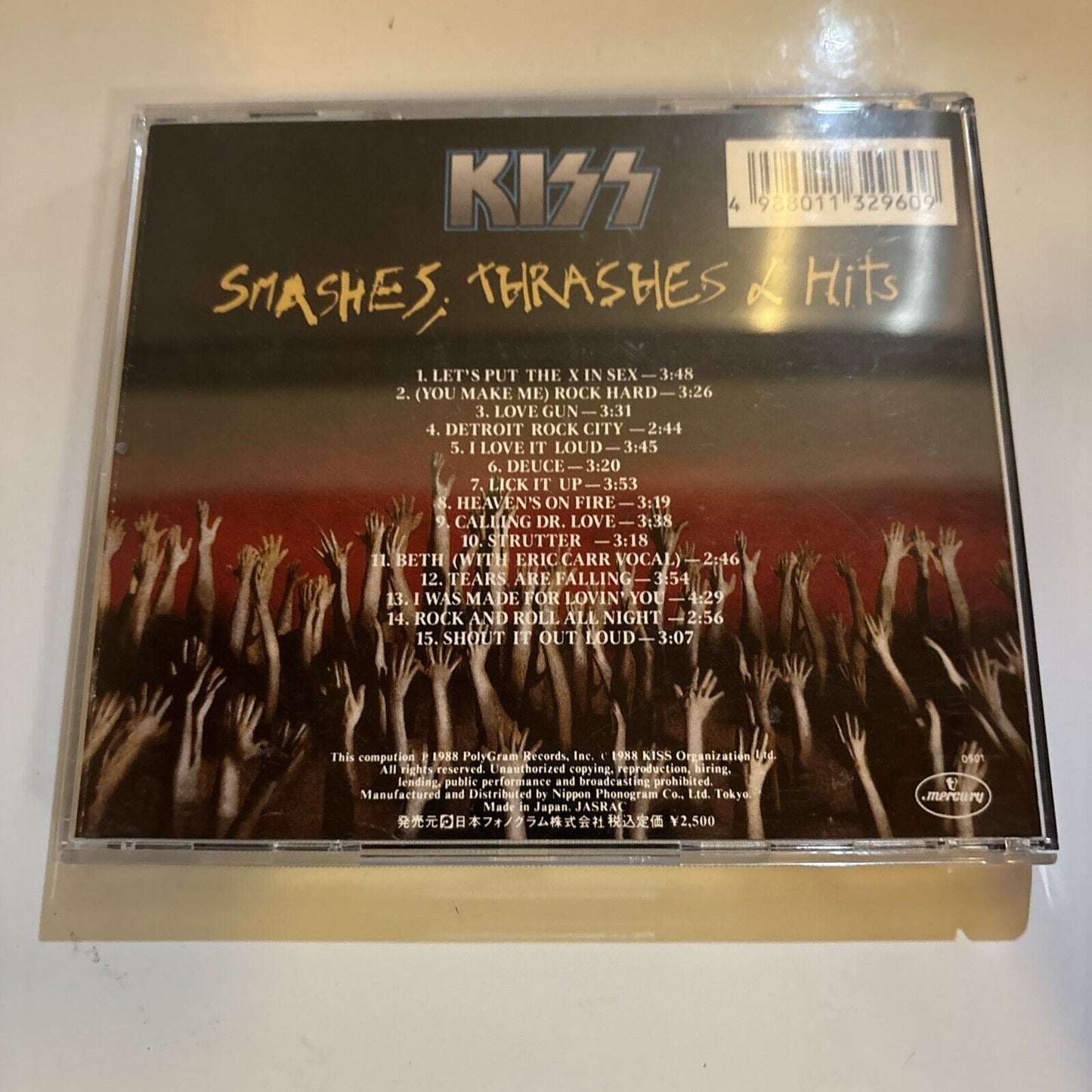 Kiss - Smashes, Thrashes & Hits (CD, 1991) Japan PHCR-1146