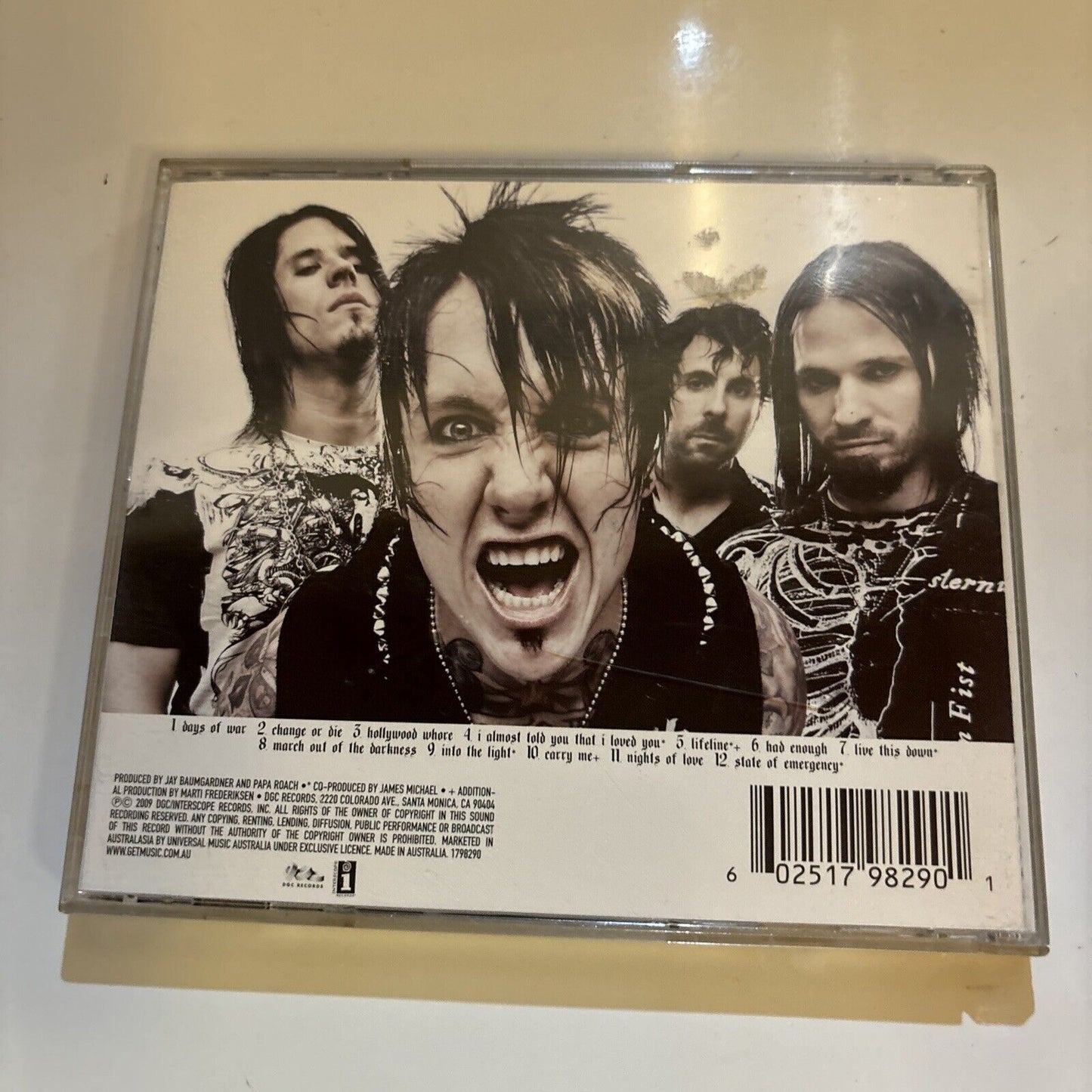 Papa Roach - Metamorphosis (CD, 2009) DGC Records 1798290