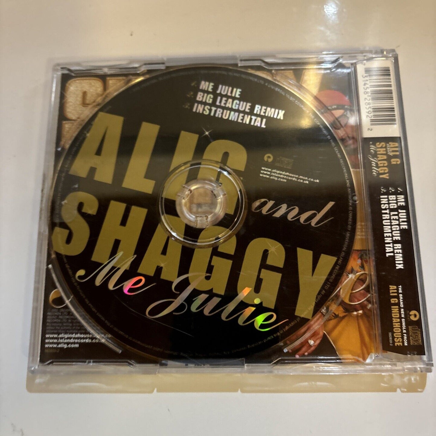 Ali G and Shaggy - Me Julie (CD, 2002) Island Records