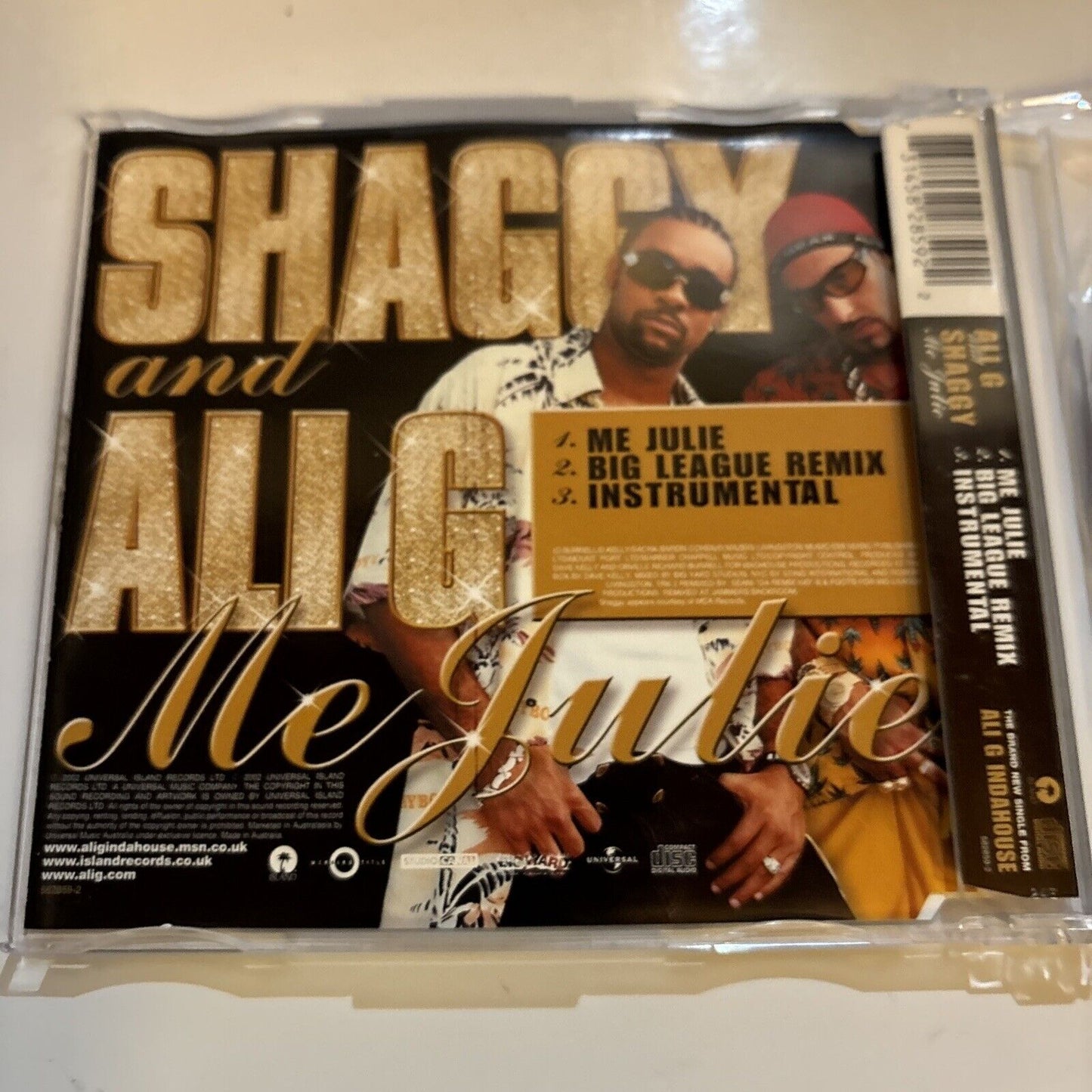 Ali G and Shaggy - Me Julie (CD, 2002) Island Records