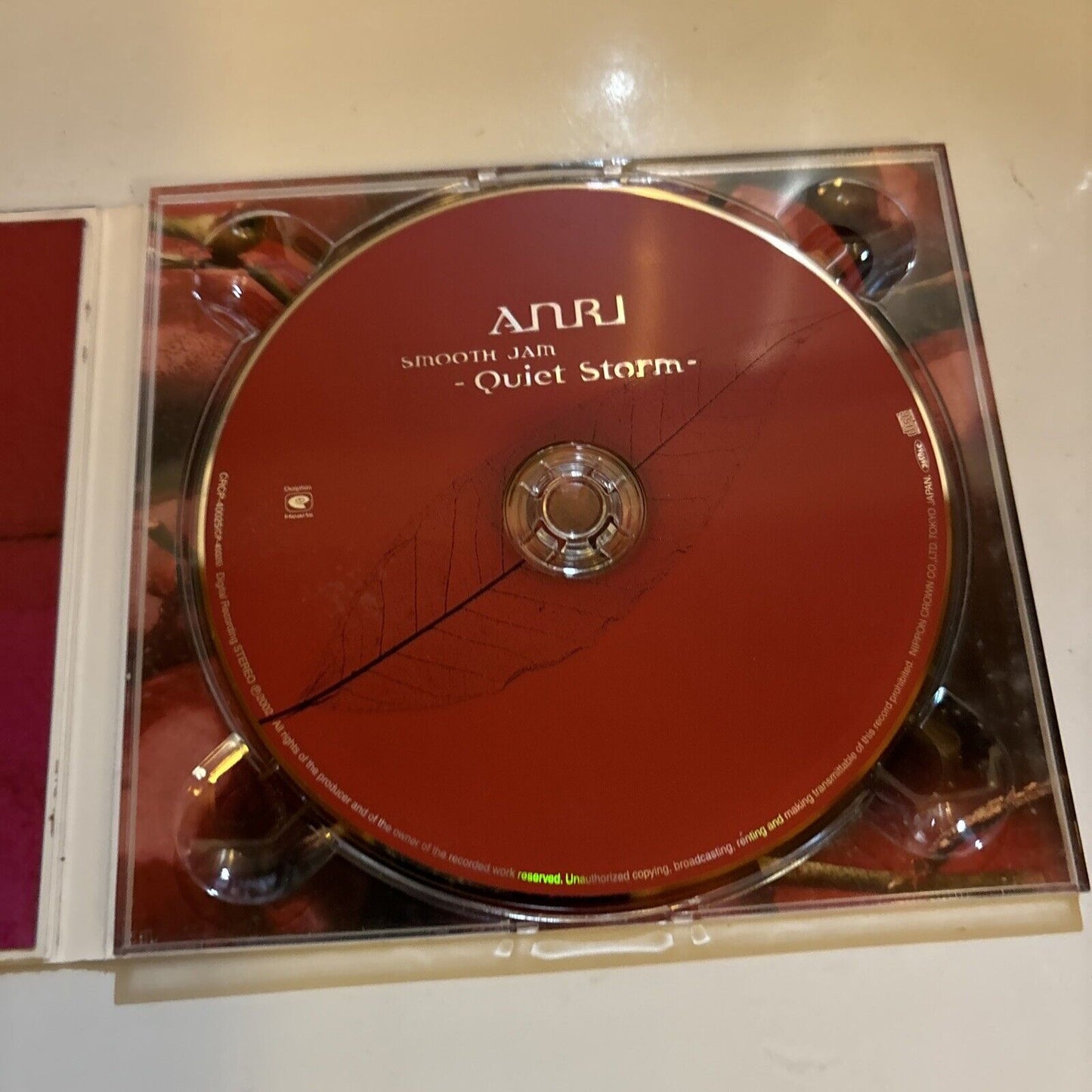 Anri - Smooth Jam - Quiet Storm (CD, 2002) Japan crcp-40025