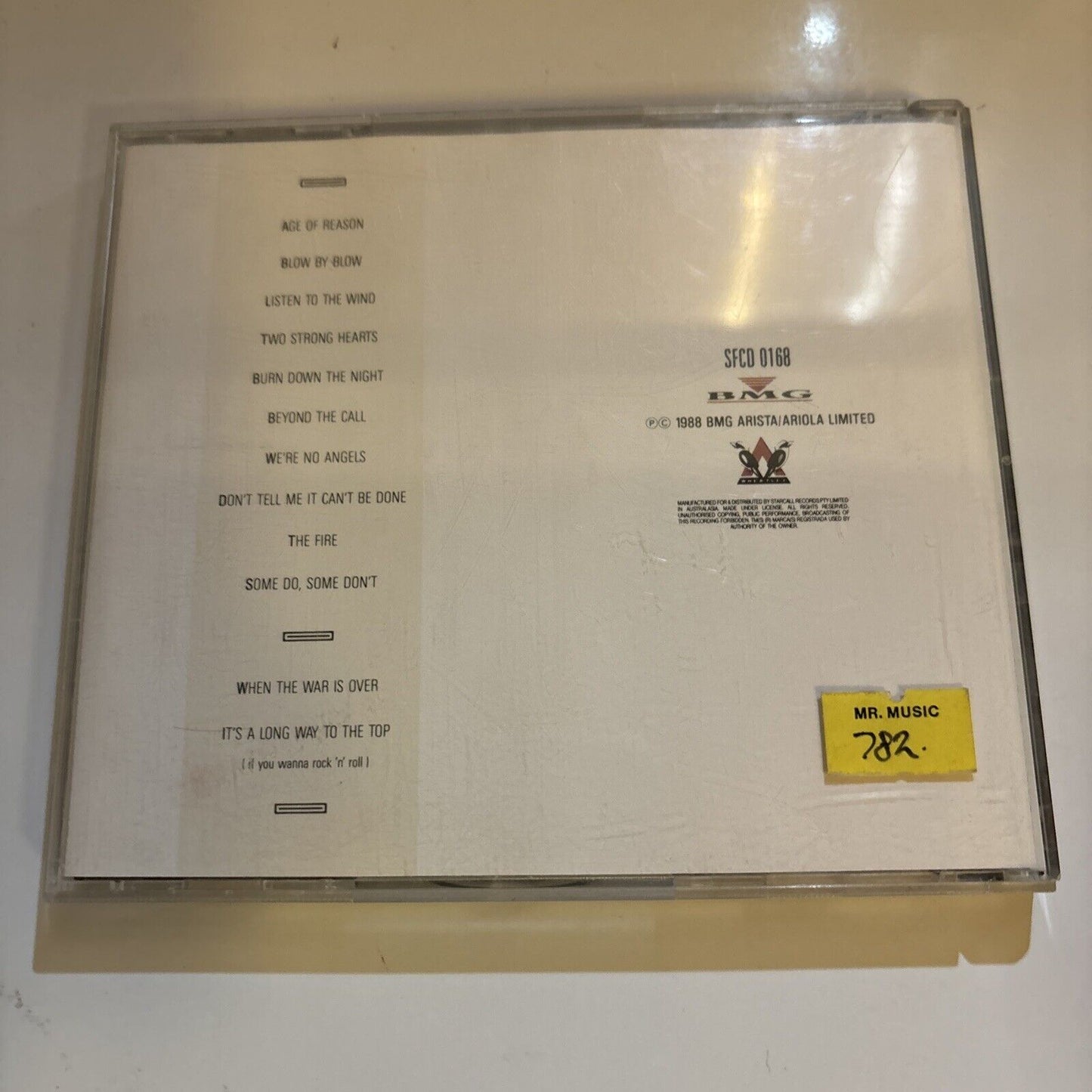 John Farnham - Age Of Reason (CD, 1988) RCA Victor SFCD 0168