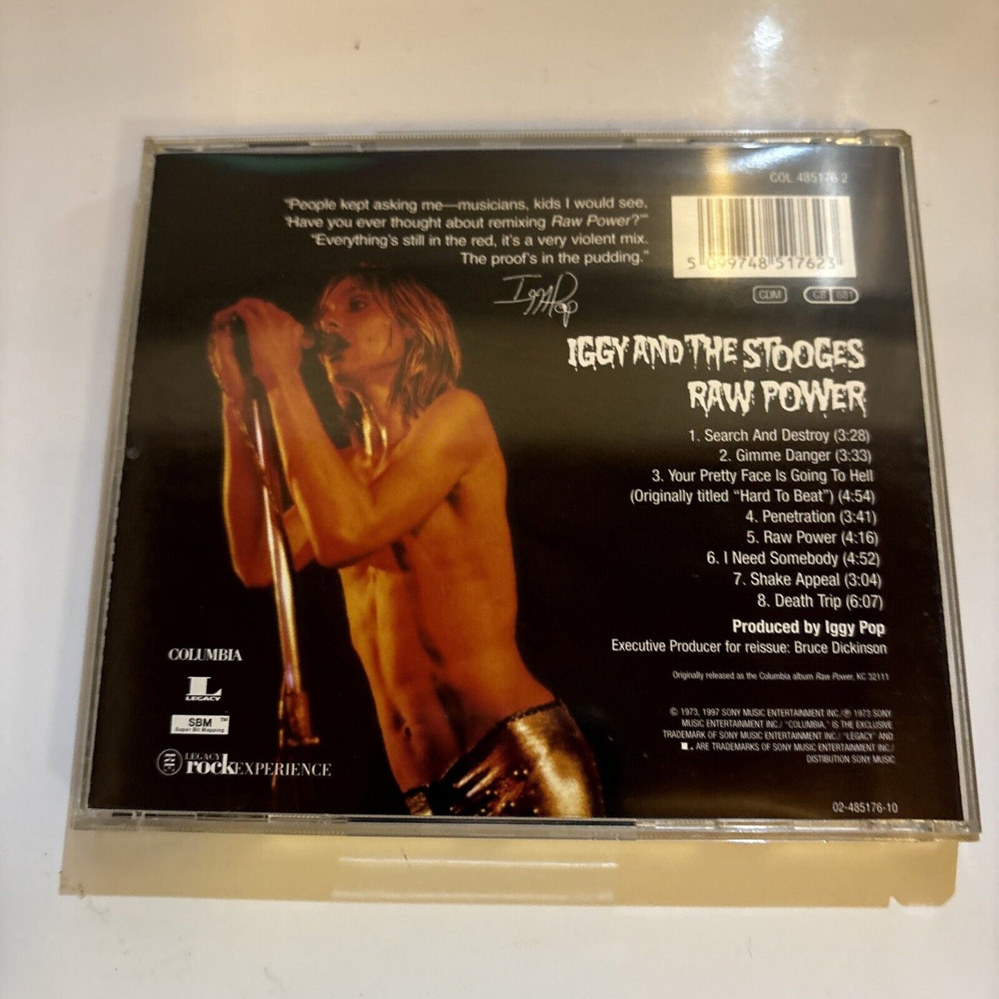 Iggy And The Stooges - Raw Power (CD, 1973) Columbia