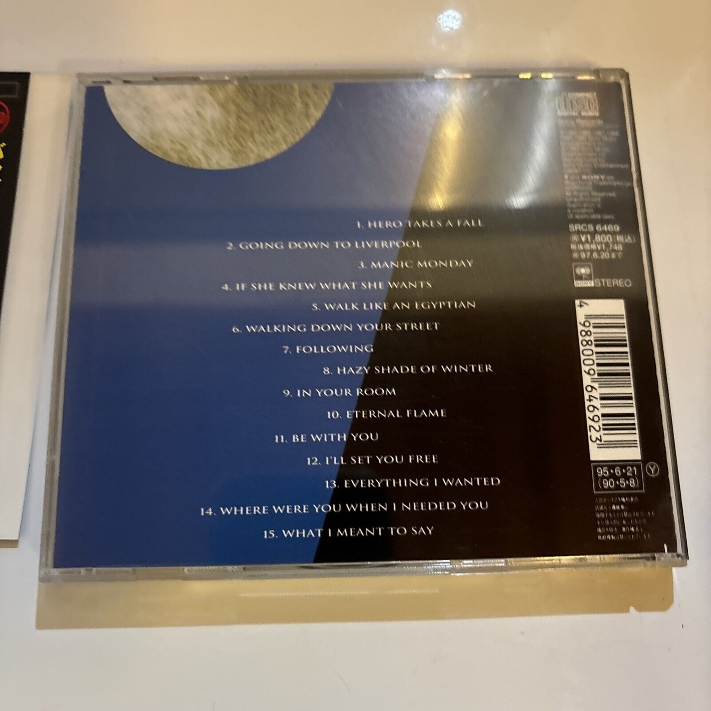 Bangles - Greatest Hits (CD, 1995) Japan SRCs-6469 Obi