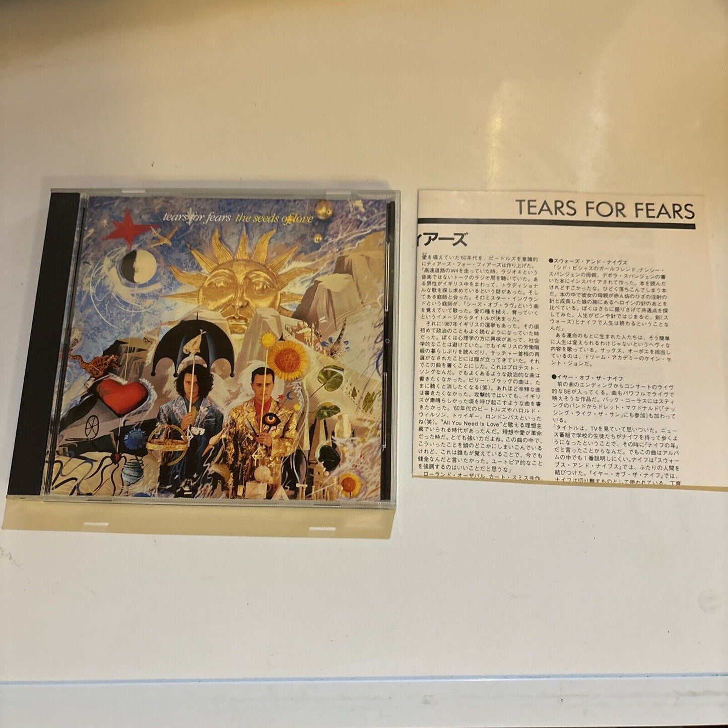 Tears For Fears - The Seeds Of Love (CD, 1989) Japan PPD-1060 Fontana