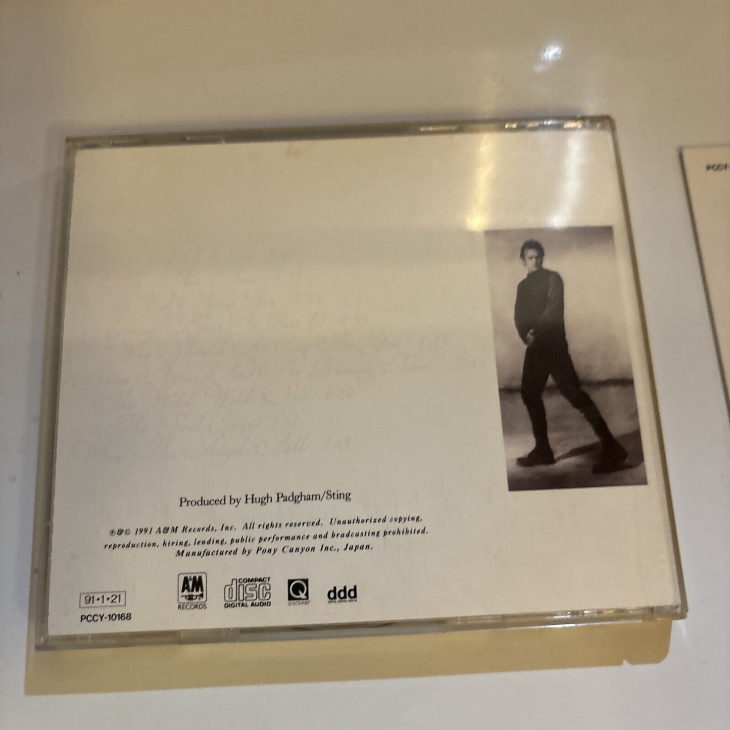 Sting - The Soul Cages (CD, 1991)  Japan pccy-10168 A&M Records