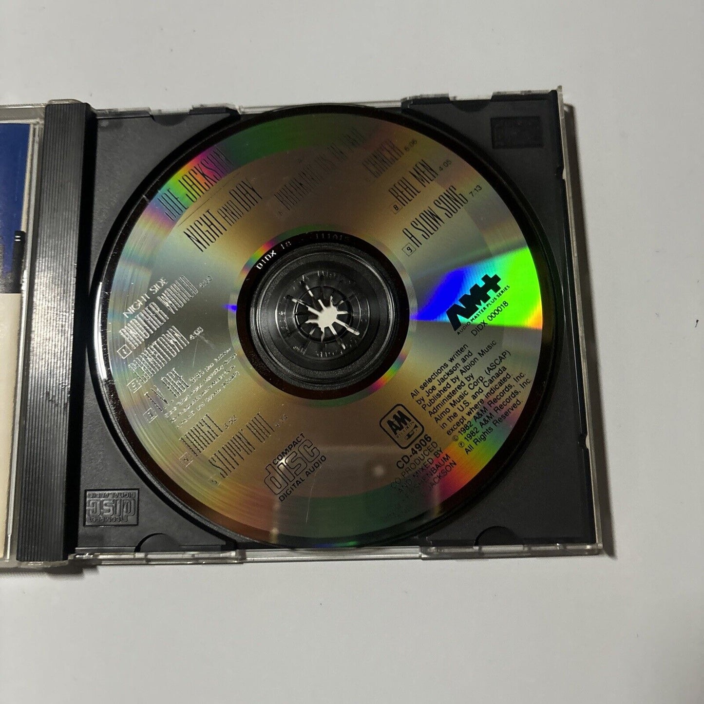 Joe Jackson - Night And Day (CD, 1982) A&M Records CD-4906