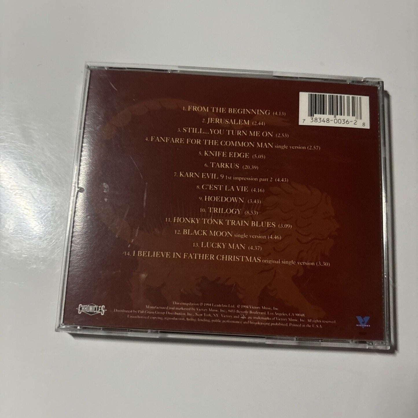 Emerson, Lake & Palmer - The Best Of (CD, 1994)  2475276