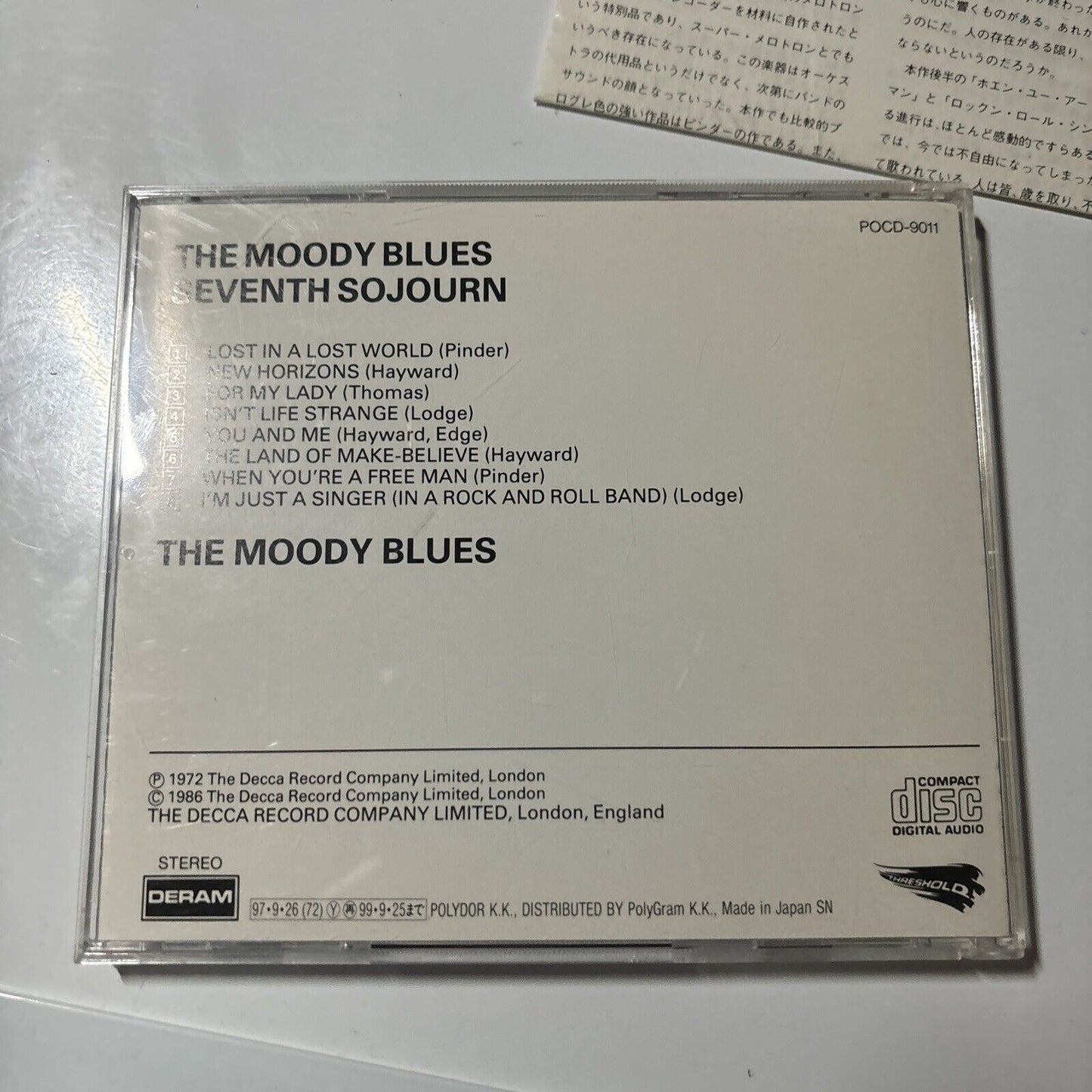 The Moody Blues - Seventh Sojourn (CD, 1997) Japan pocd-9011