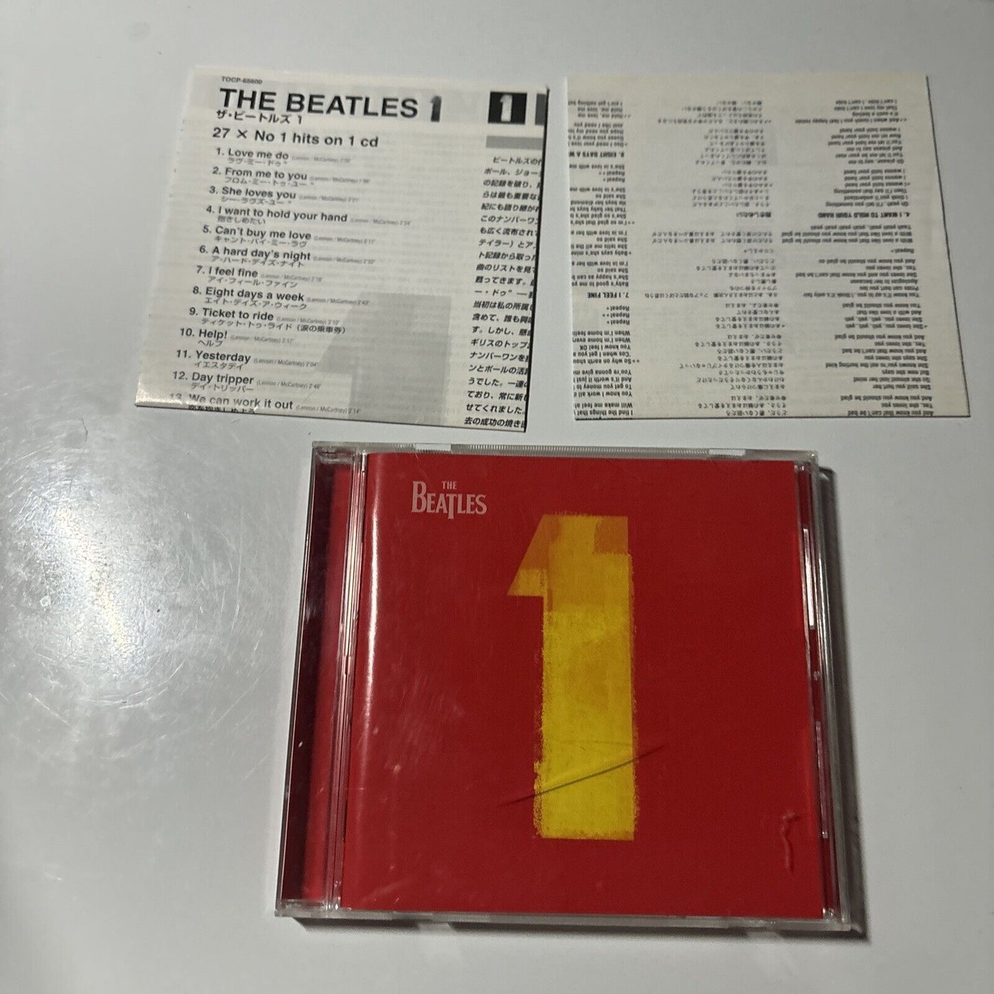 The Beatles - 1 (CD, 2000) Japan   TOCP-65600