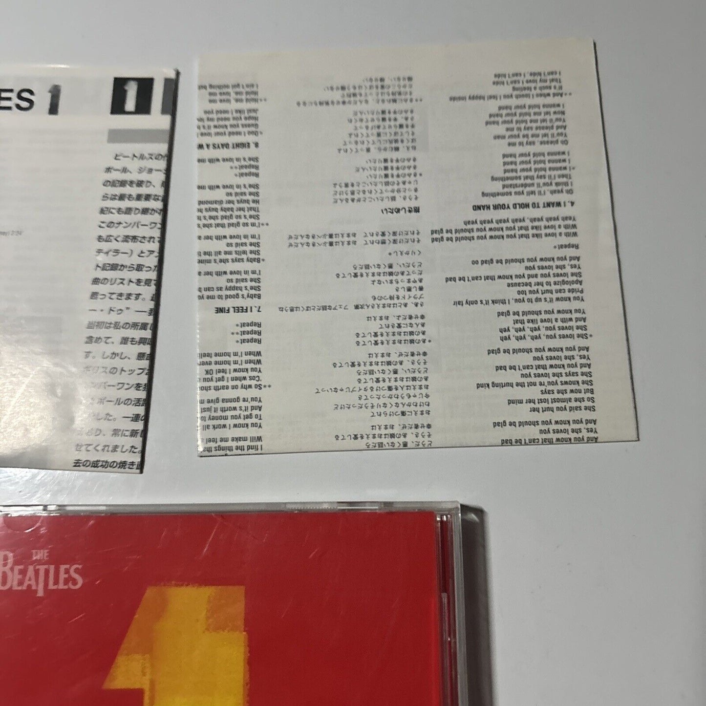 The Beatles - 1 (CD, 2000) Japan   TOCP-65600