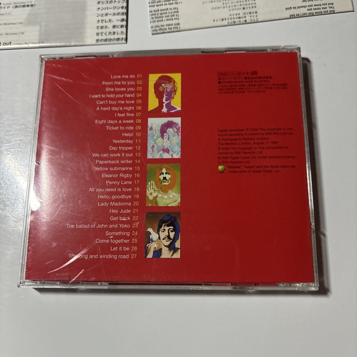 The Beatles - 1 (CD, 2000) Japan   TOCP-65600