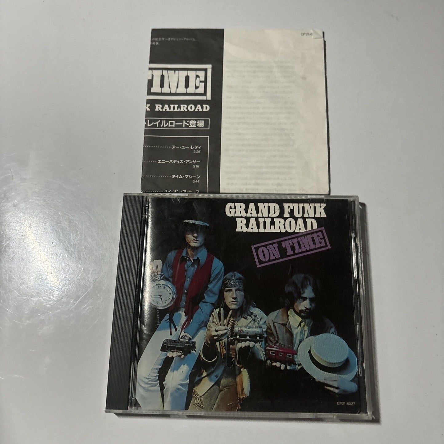 Grand Funk Railroad - On Time (CD, 1989) Japan CP21-6037