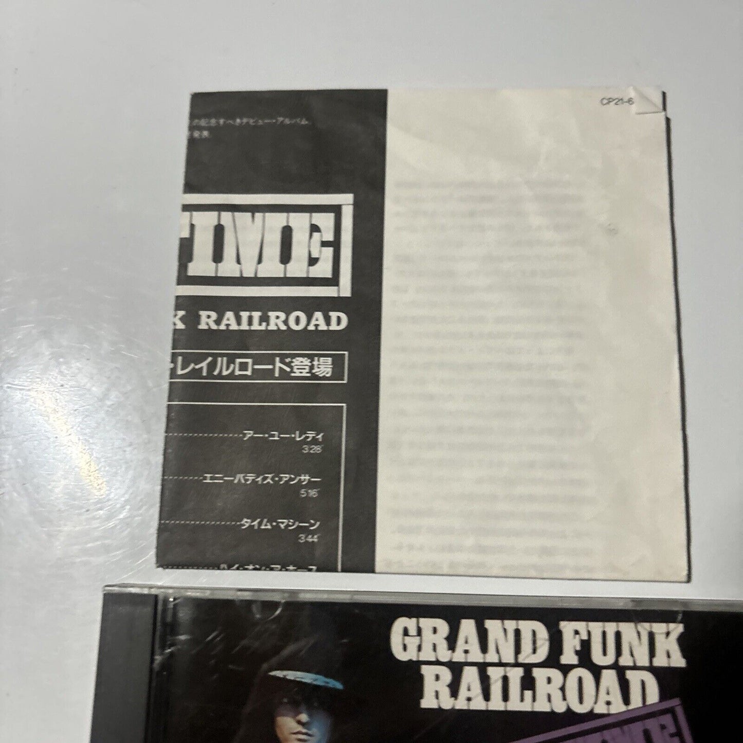 Grand Funk Railroad - On Time (CD, 1989) Japan CP21-6037