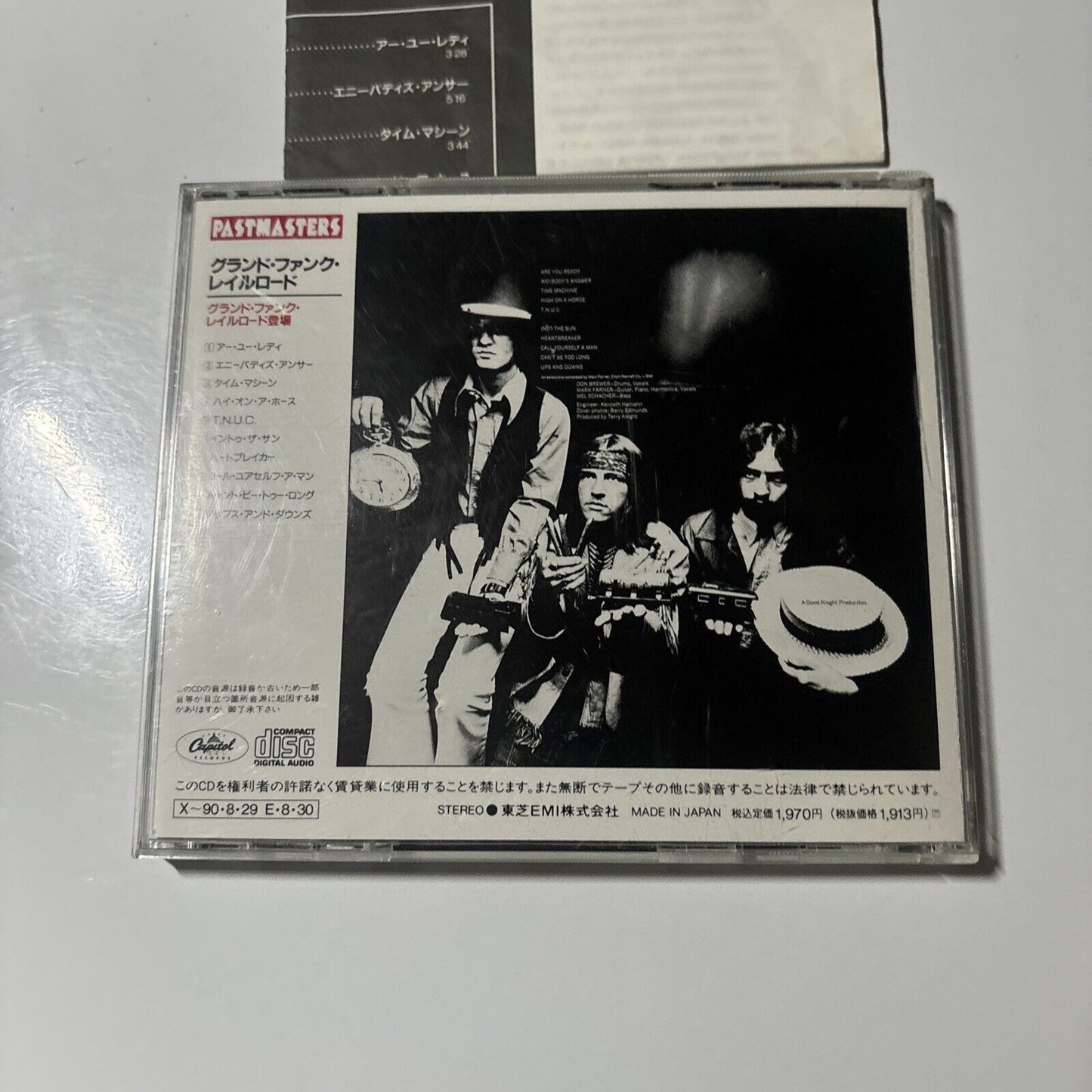 Grand Funk Railroad - On Time (CD, 1989) Japan CP21-6037